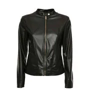 giubbotto ecopelle donna