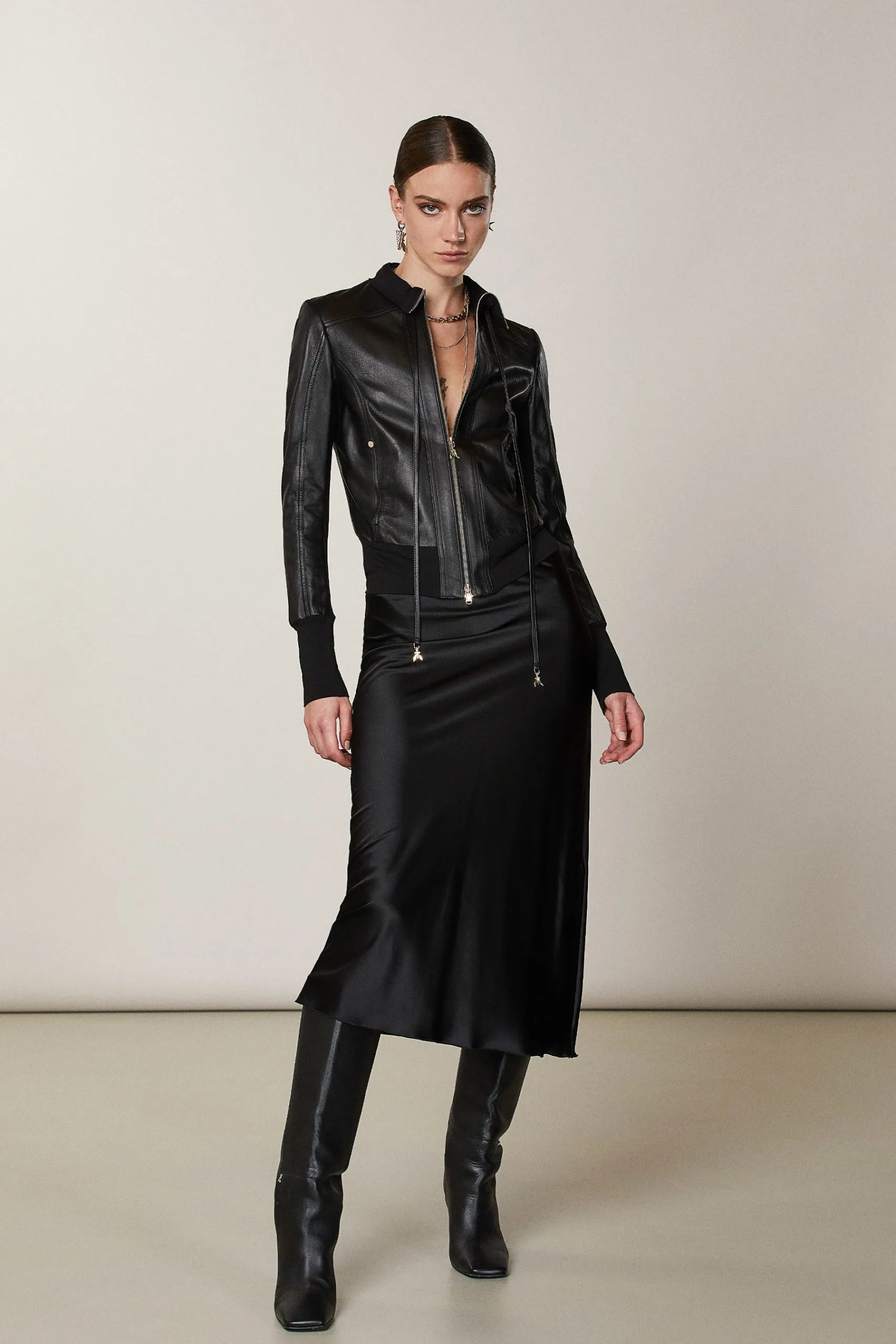 giubbotto in pelle donna