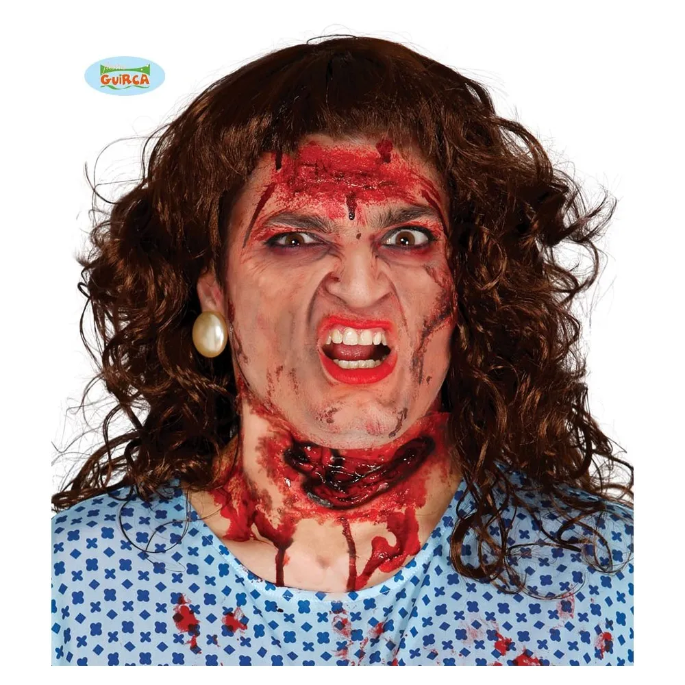 Gola Tagliata con Sangue Finto per Halloween e per festa in maschera