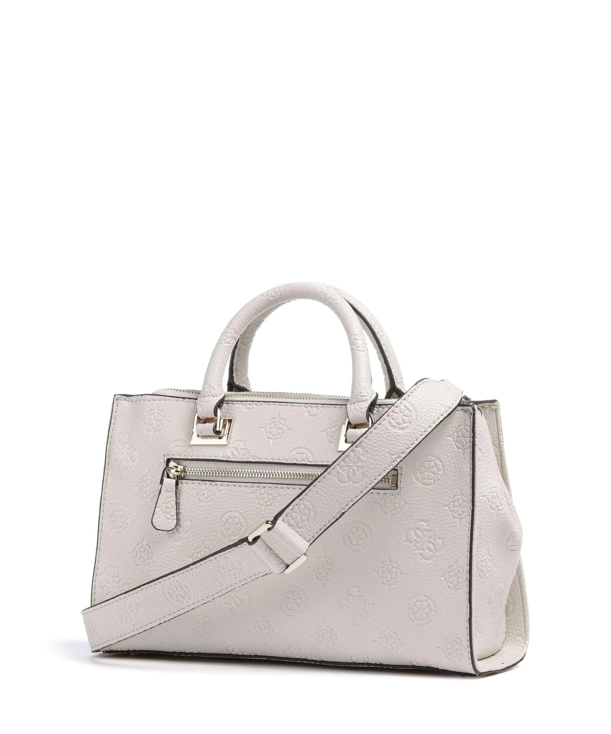  Guess Cresidia Borsa a mano pelle sintetica avorio  