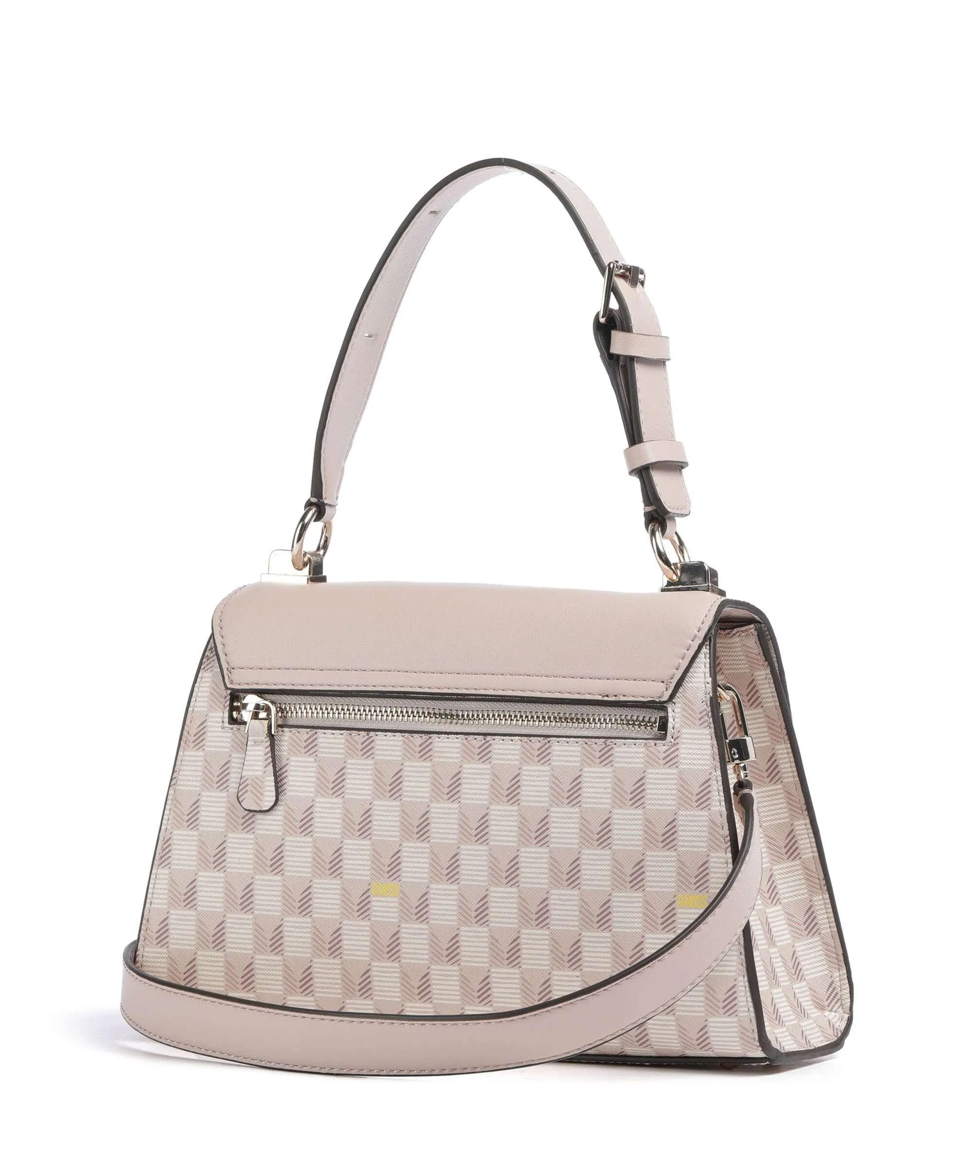  Guess G Wave Borsa a mano pelle sintetica rosa antico  