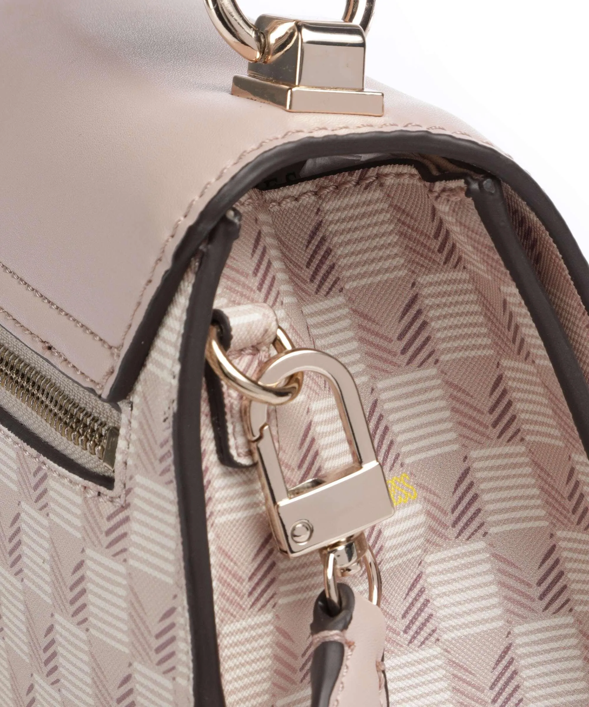  Guess G Wave Borsa a mano pelle sintetica rosa antico  