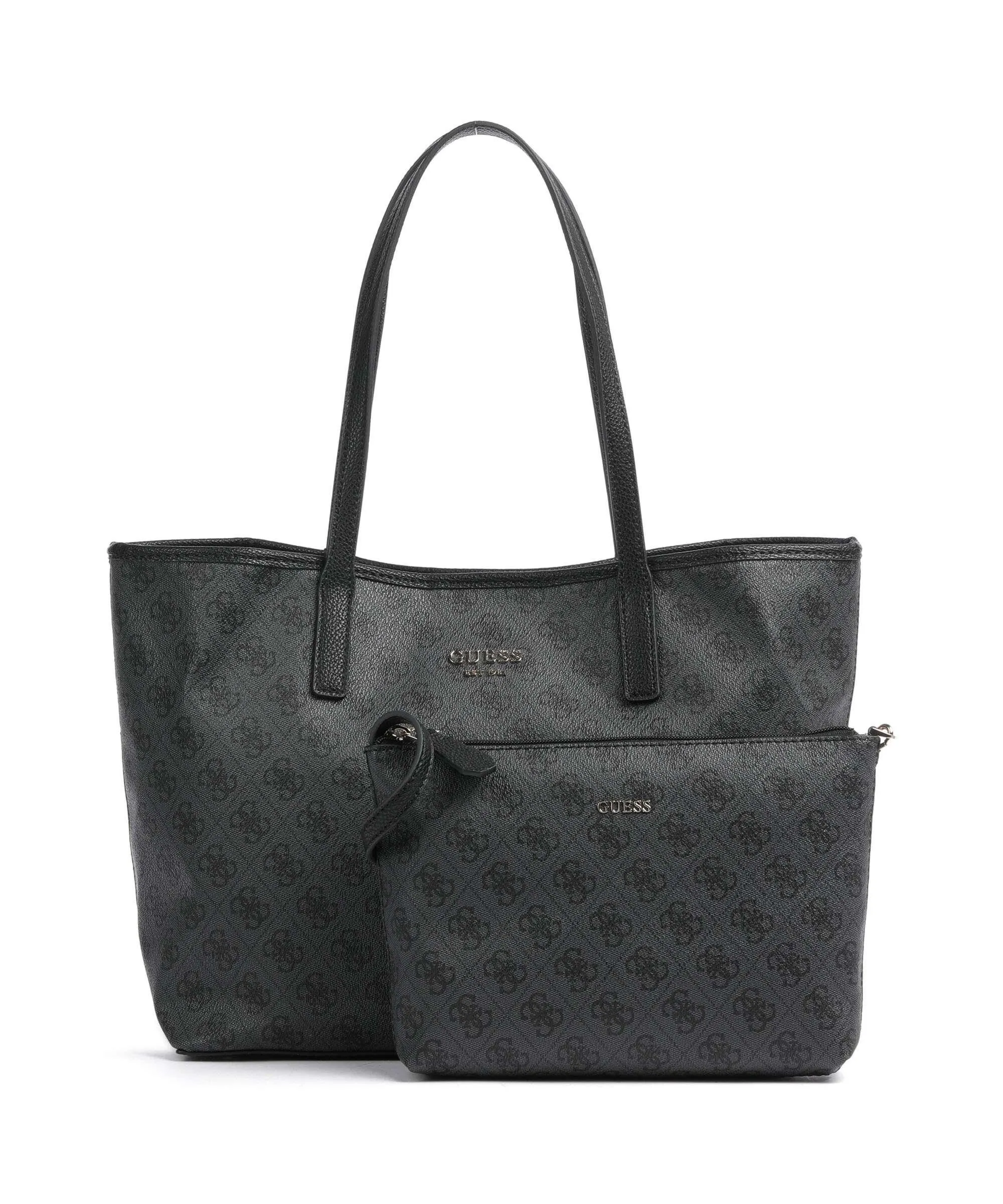 Guess Vikky Borsa shopper pelle sintetica grigio scuro  