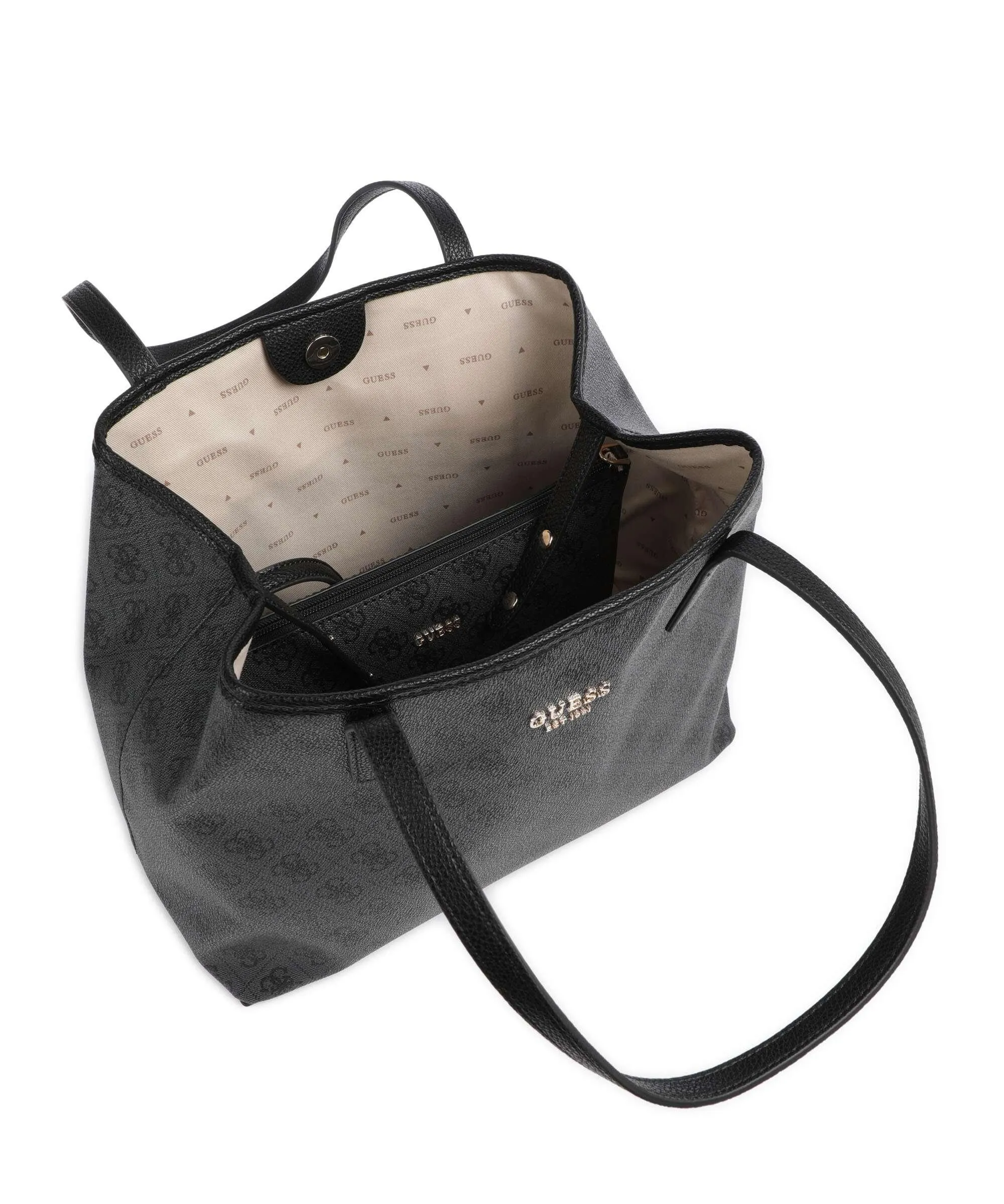  Guess Vikky Borsa shopper pelle sintetica grigio scuro  