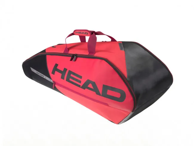 HEAD BORSONE PORTA RACCHETTE TENNIS   283482 BKR  TOUR TEAM 6 R BLACK RED