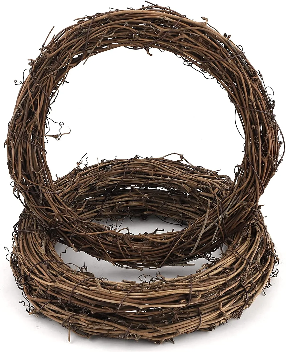 Hileyu 3 Pezzi retrò Ghirlanda di Natale Ghirlande della Vite Naturale Vite Ghirlanda del Ramo Ghirlanda in Rattan Ghirlanda del