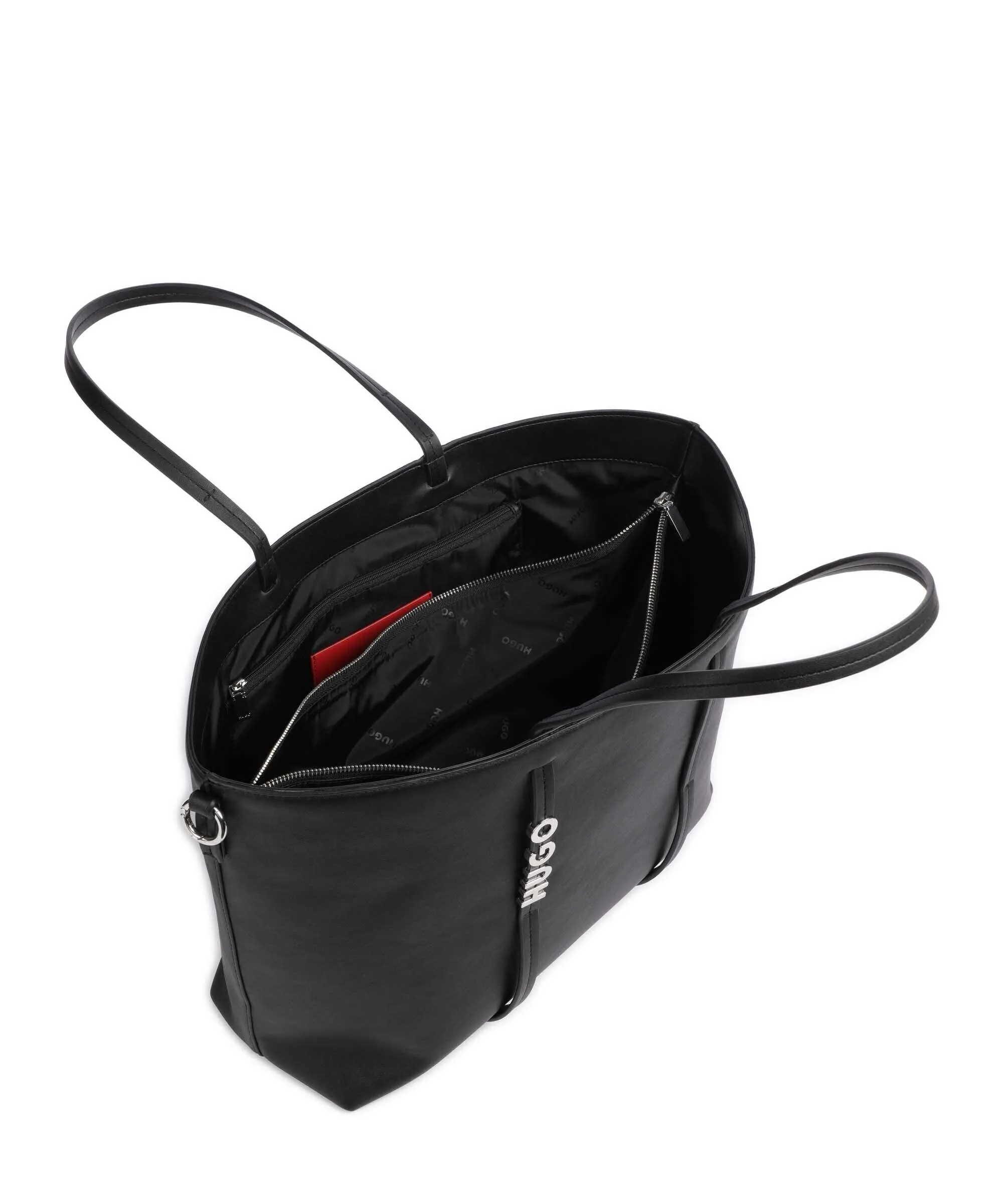  Hugo Mel Borsa shopper pelle sintetica nero  