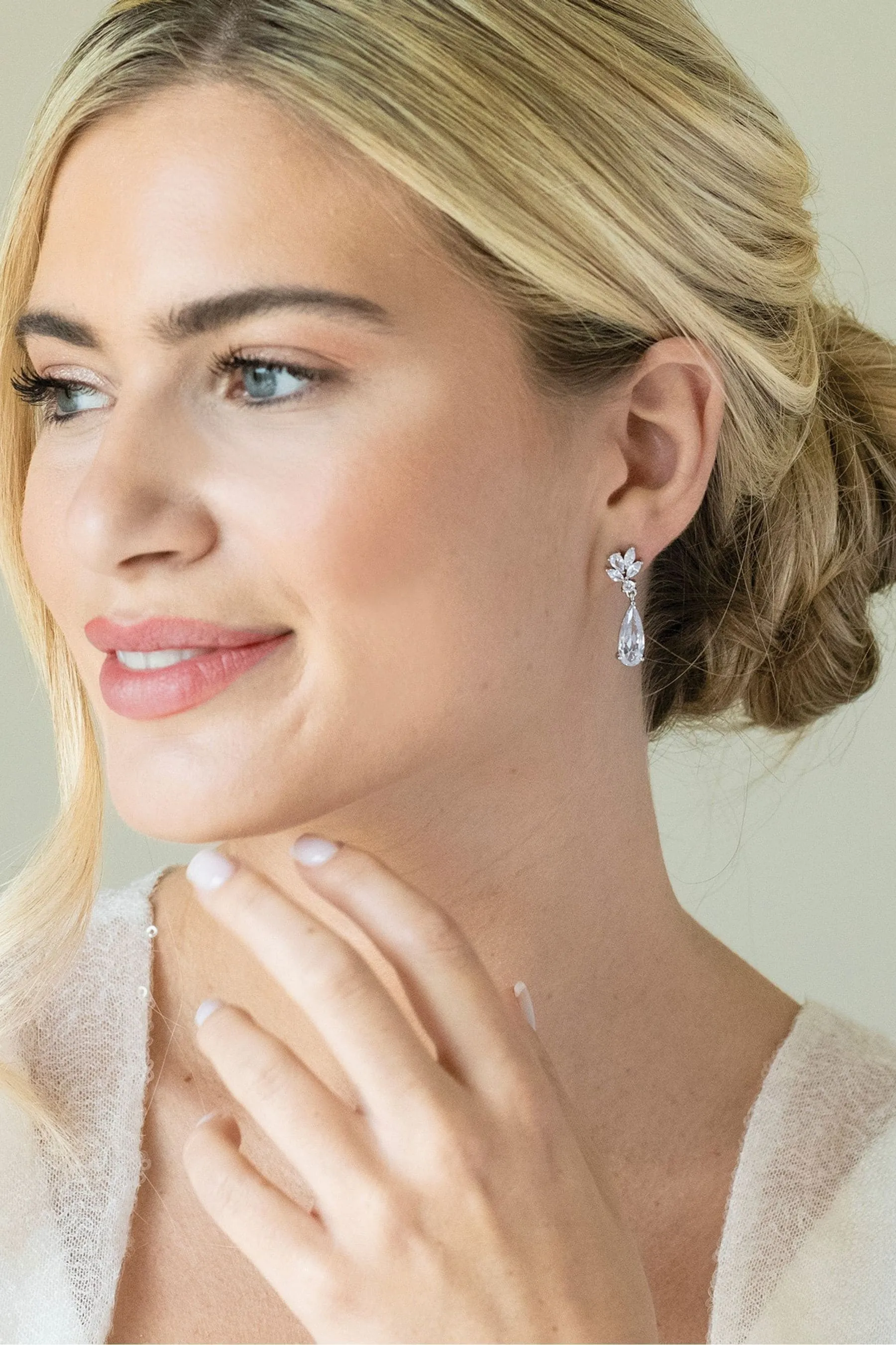 Ivory & Co - Harrogate - Orecchini pendenti classici con cristalli