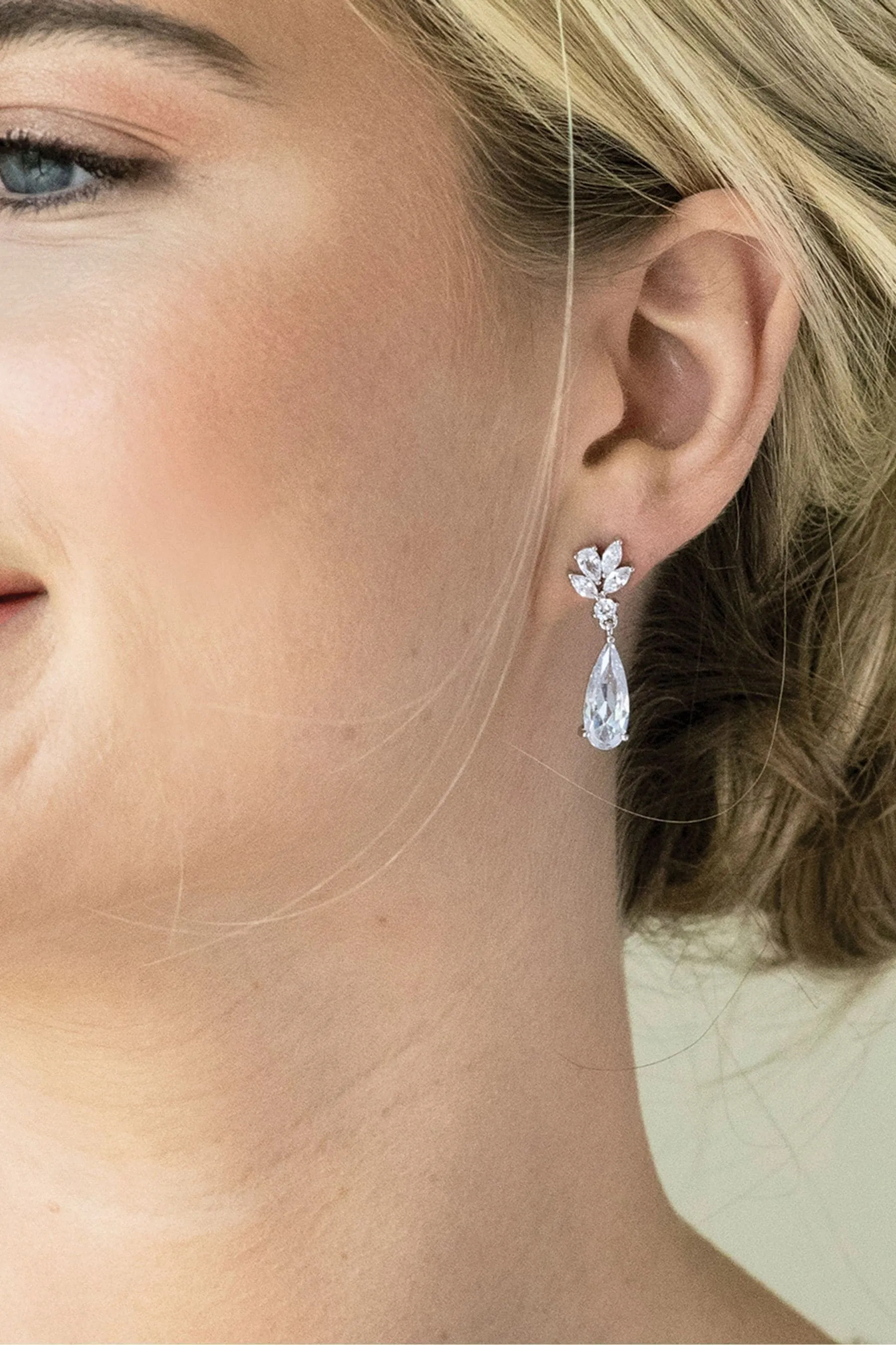 Ivory & Co - Harrogate - Orecchini pendenti classici con cristalli