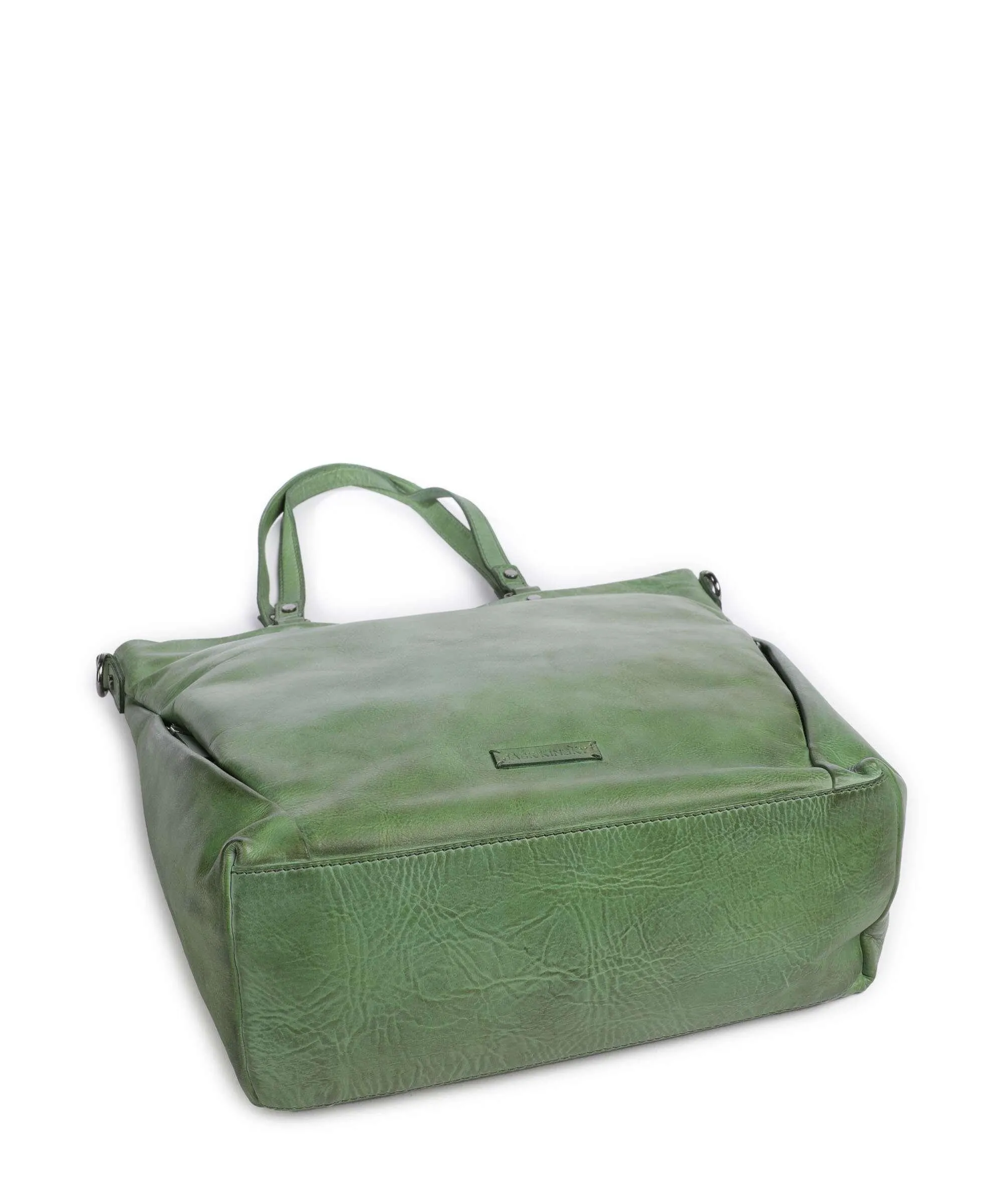  Jack Kinsky Nelson 6 Borsa shopper pelle granulata verde  
