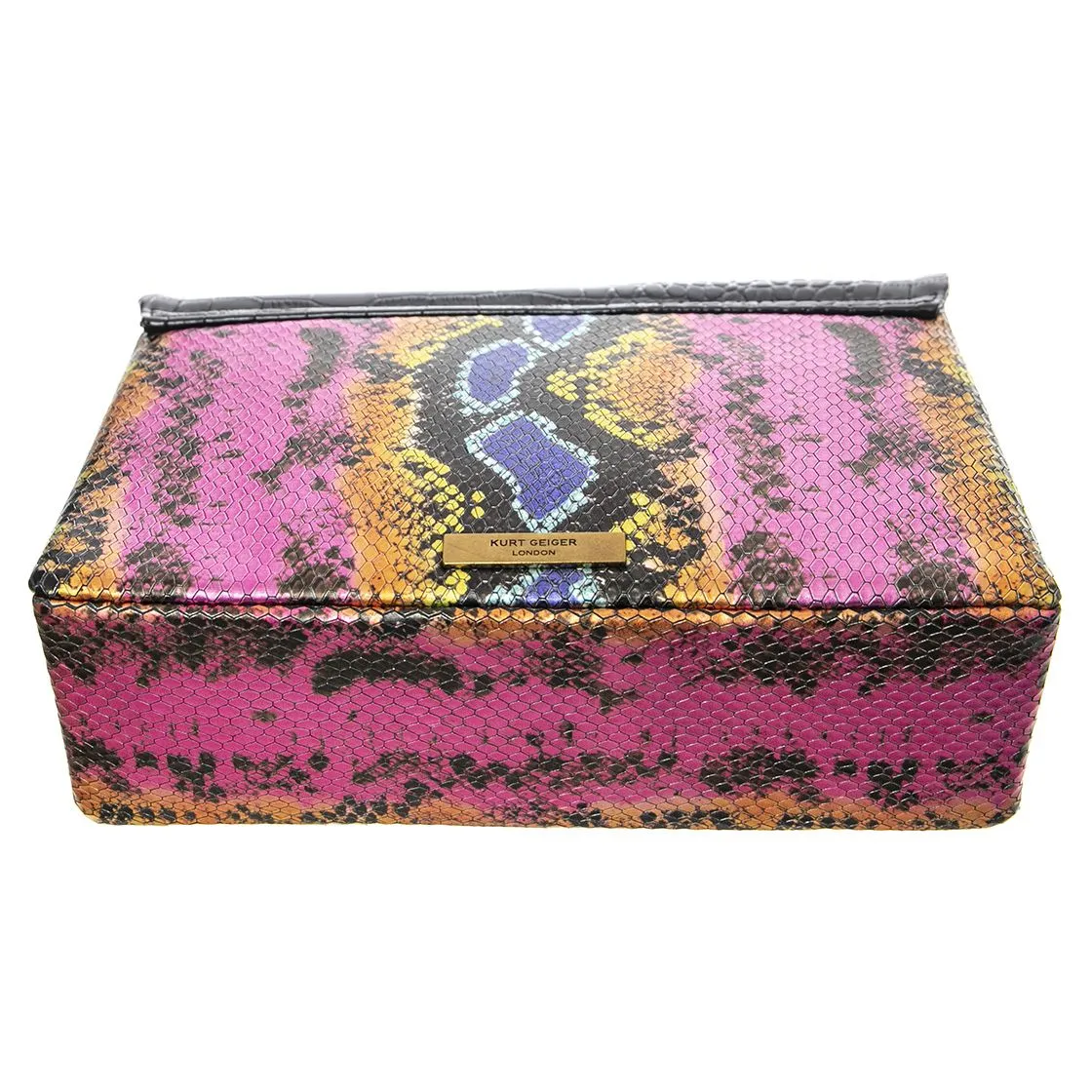 KURT GEIGER Kensington X - Borsa a Tracolla in Pelle Multicolore    