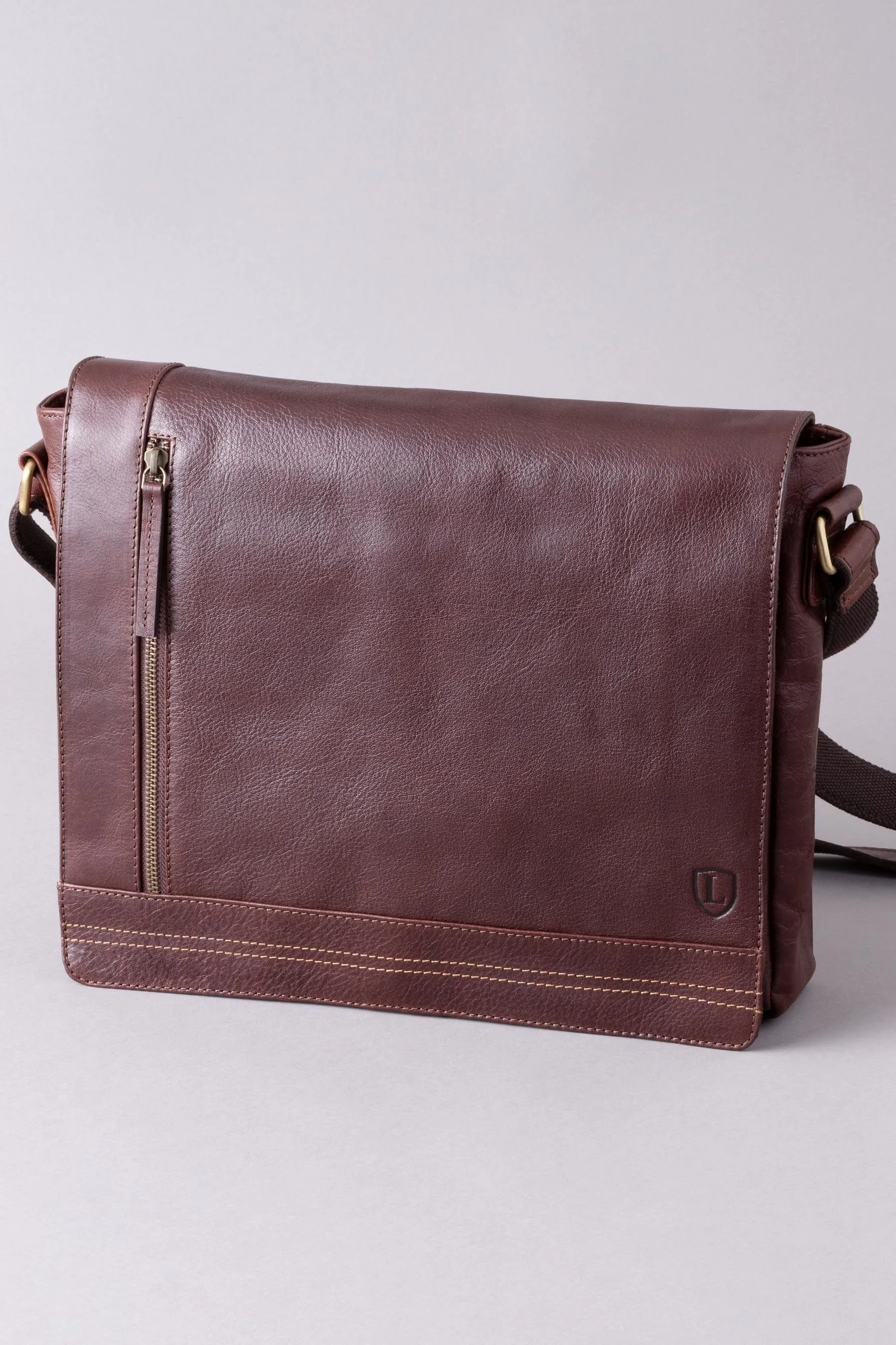 Lakeland Leather - Keswick - Borsa messenger Borsa grande in pelle