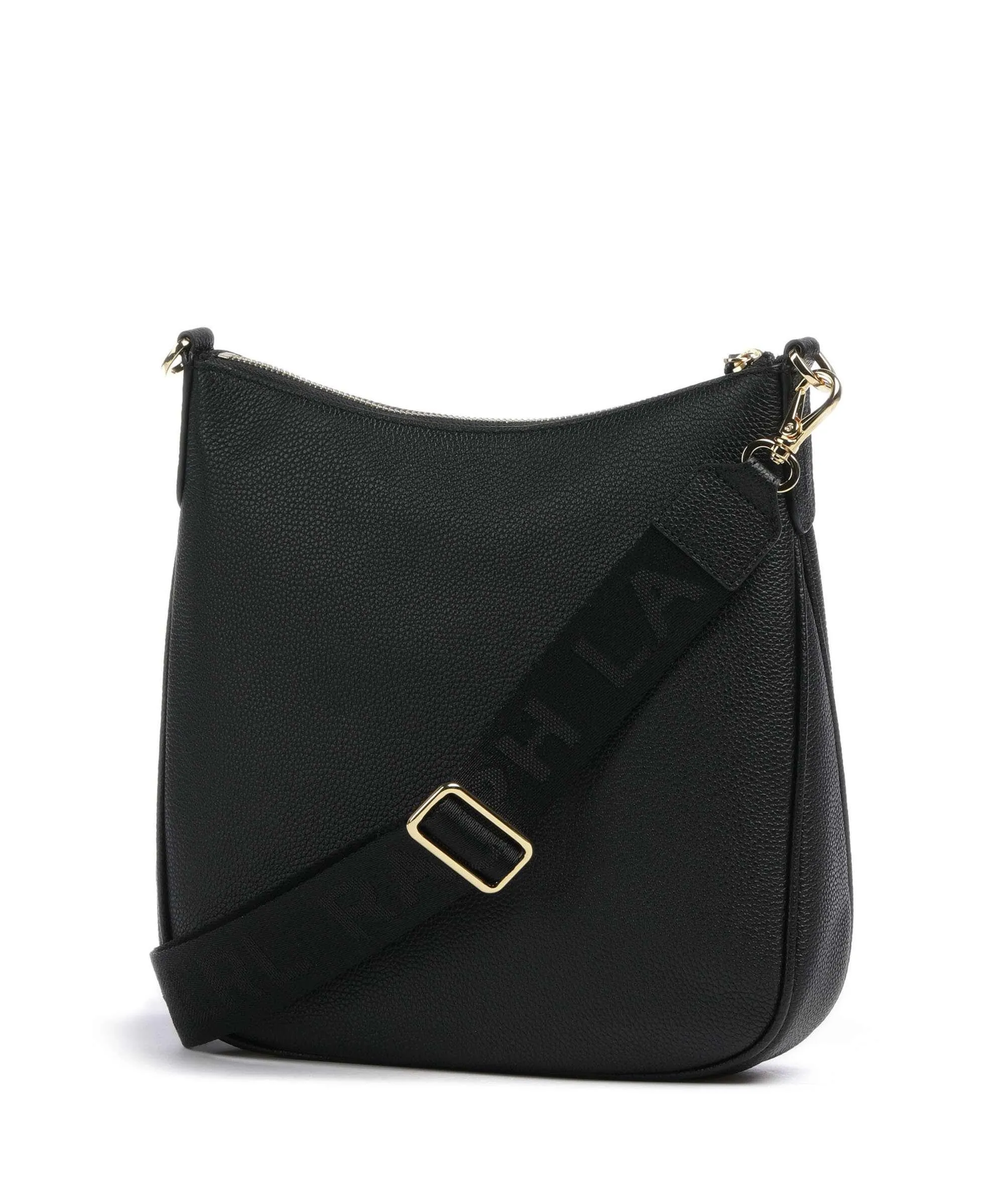  Lauren Ralph Lauren Cameryn 27 Borsa a tracolla pelle di vacchetta grana nero  