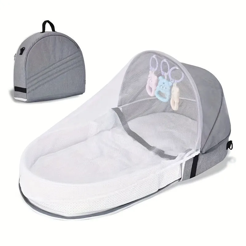 Lettino da viaggio portatile per lettino per bambini, lettino da viaggio per bambini, lettino da trasporto pieghevole per intern