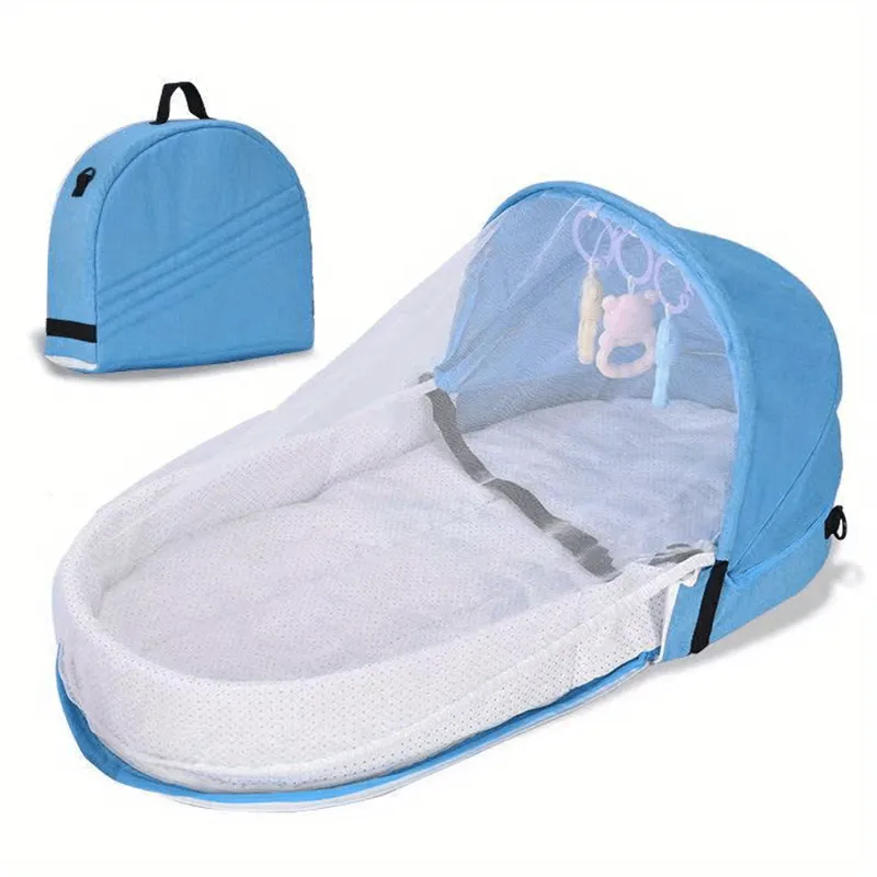 Lettino da viaggio portatile per lettino per bambini, lettino da viaggio per bambini, lettino da trasporto pieghevole per intern