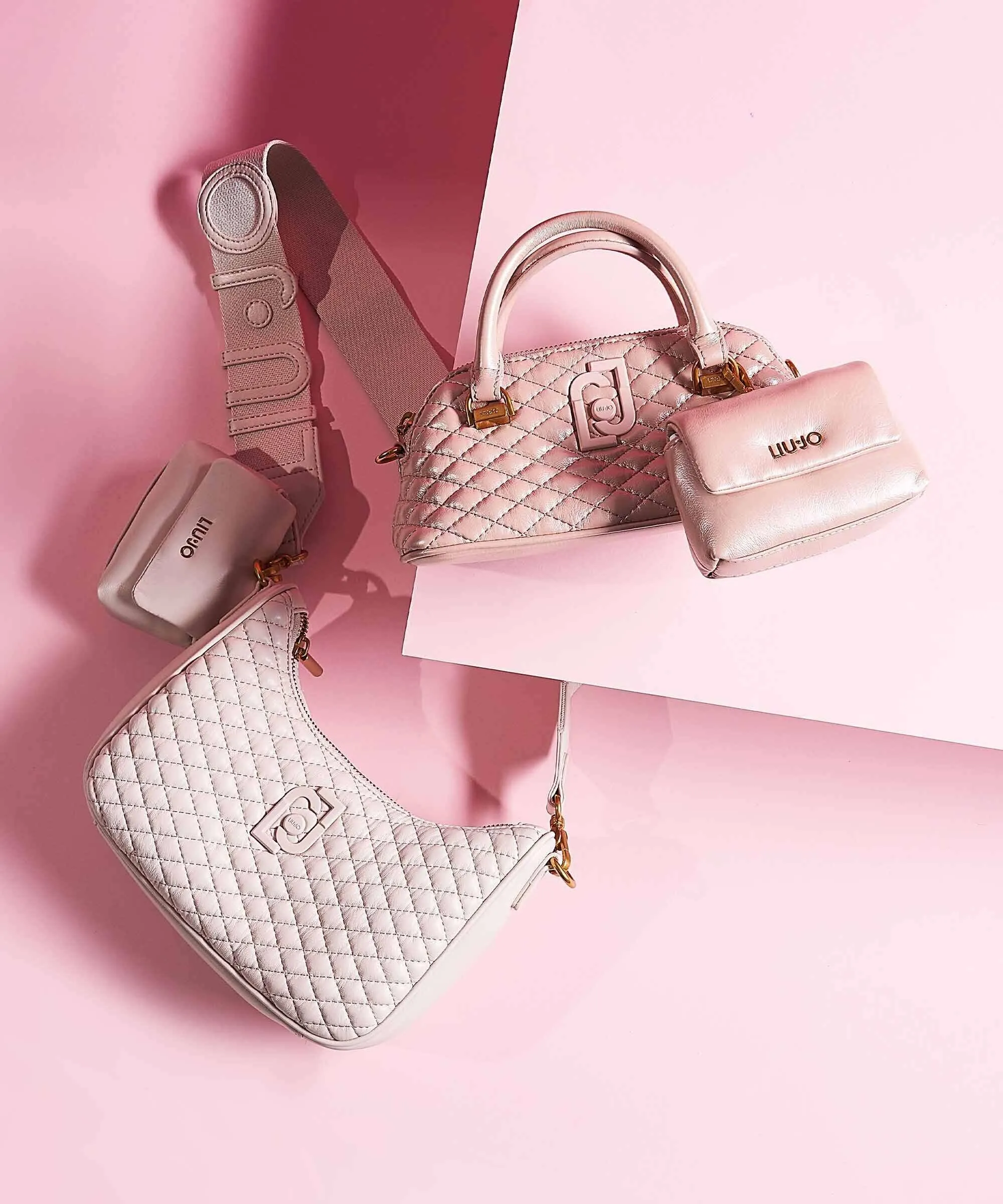  Liu Jo Achala Borsa a tracolla pelle sintetica rosa antico  