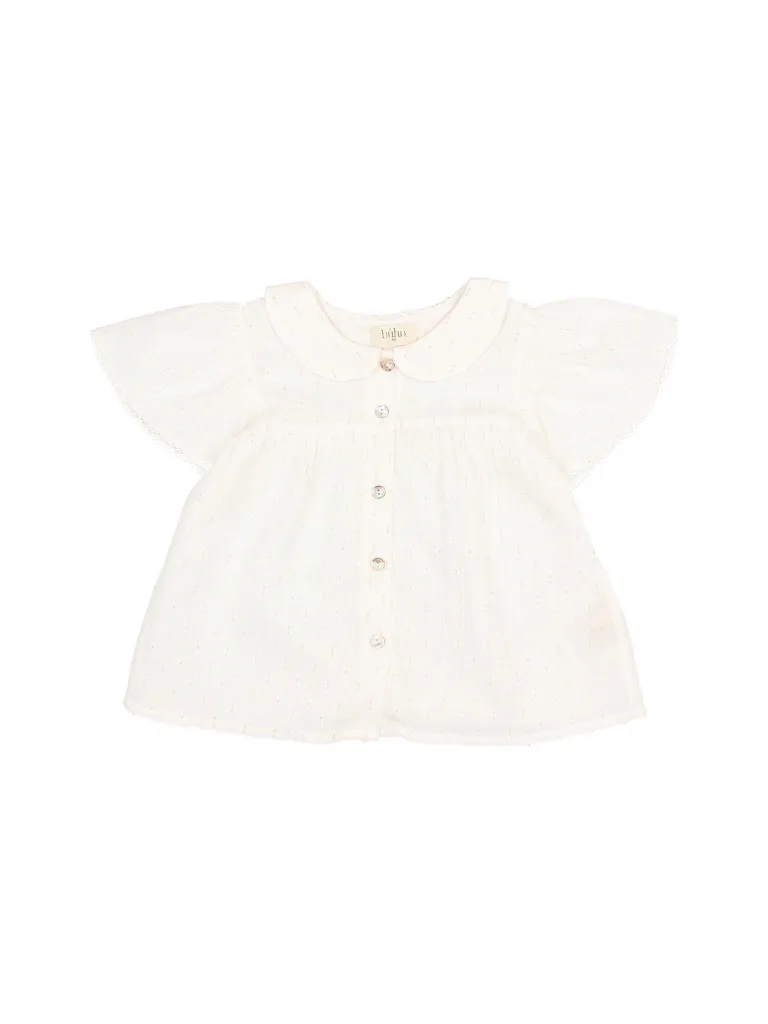 Lurex plumeti blouse – Buho Barcelona
