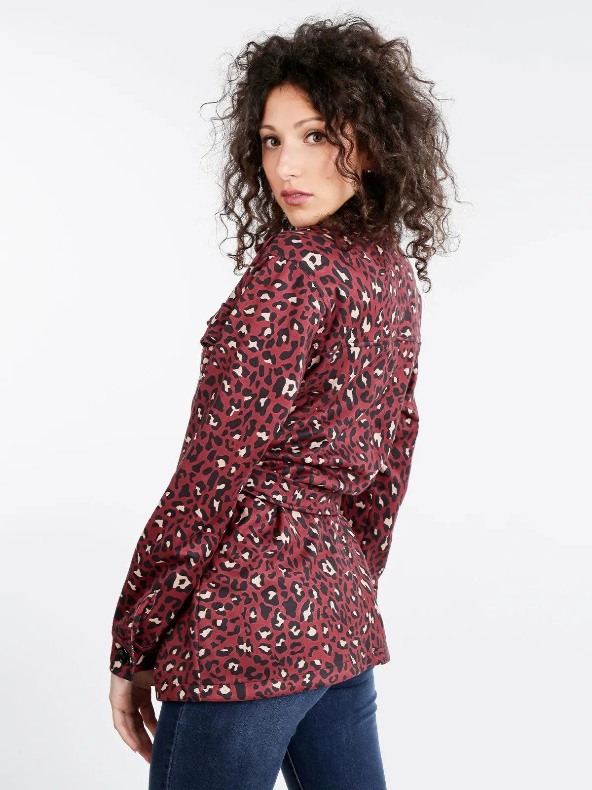 Made In Italy Trench-coat en daim pour femme