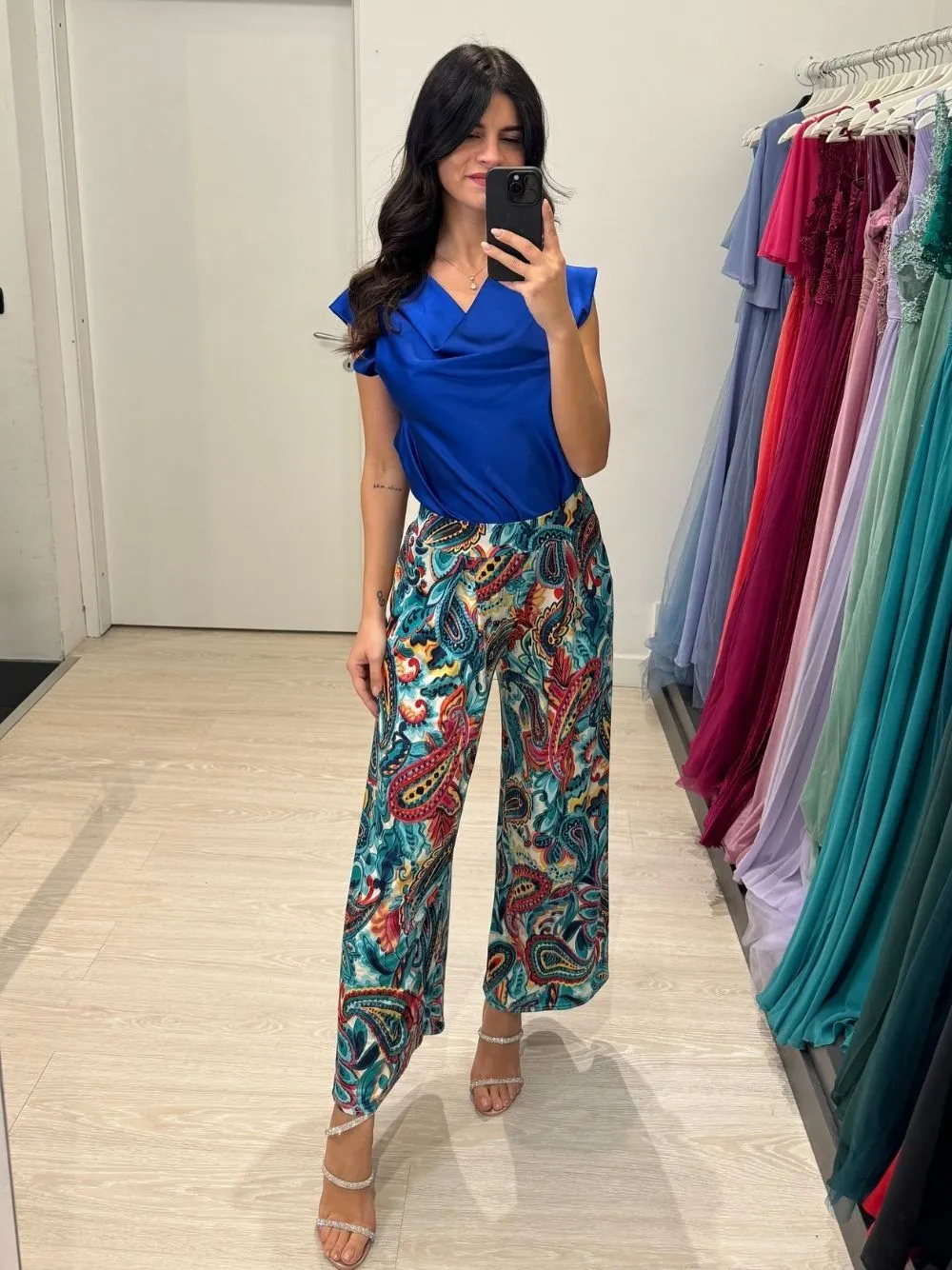 Maglia camicietta raso
