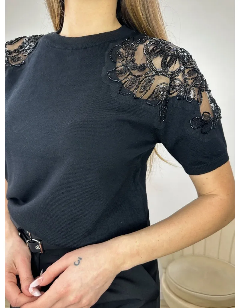 MAGLIA FREMY NERA