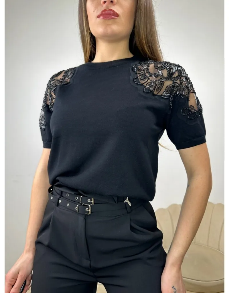 MAGLIA FREMY NERA