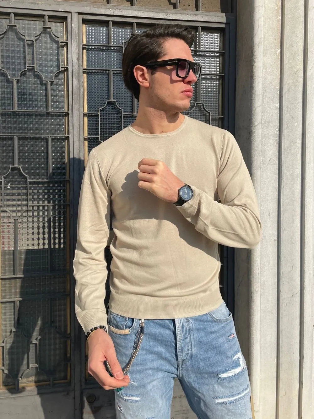 Maglia girocollo leggera
