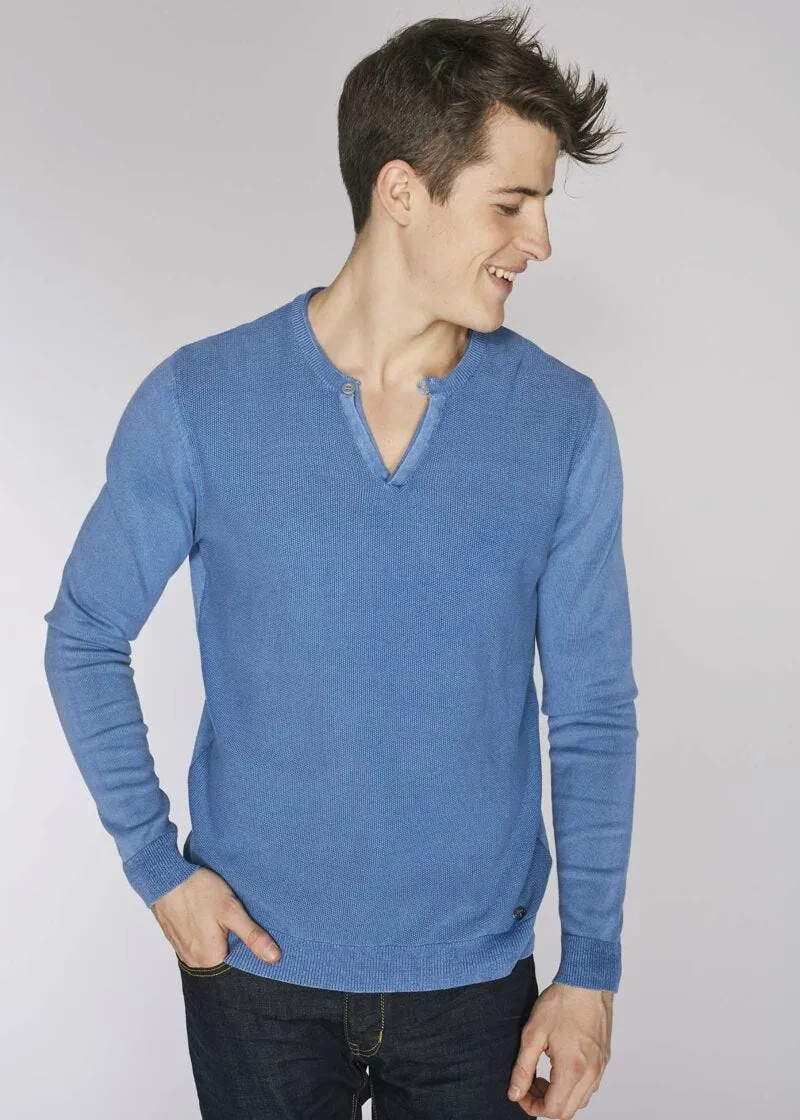 Maglia serafino in puro cotone