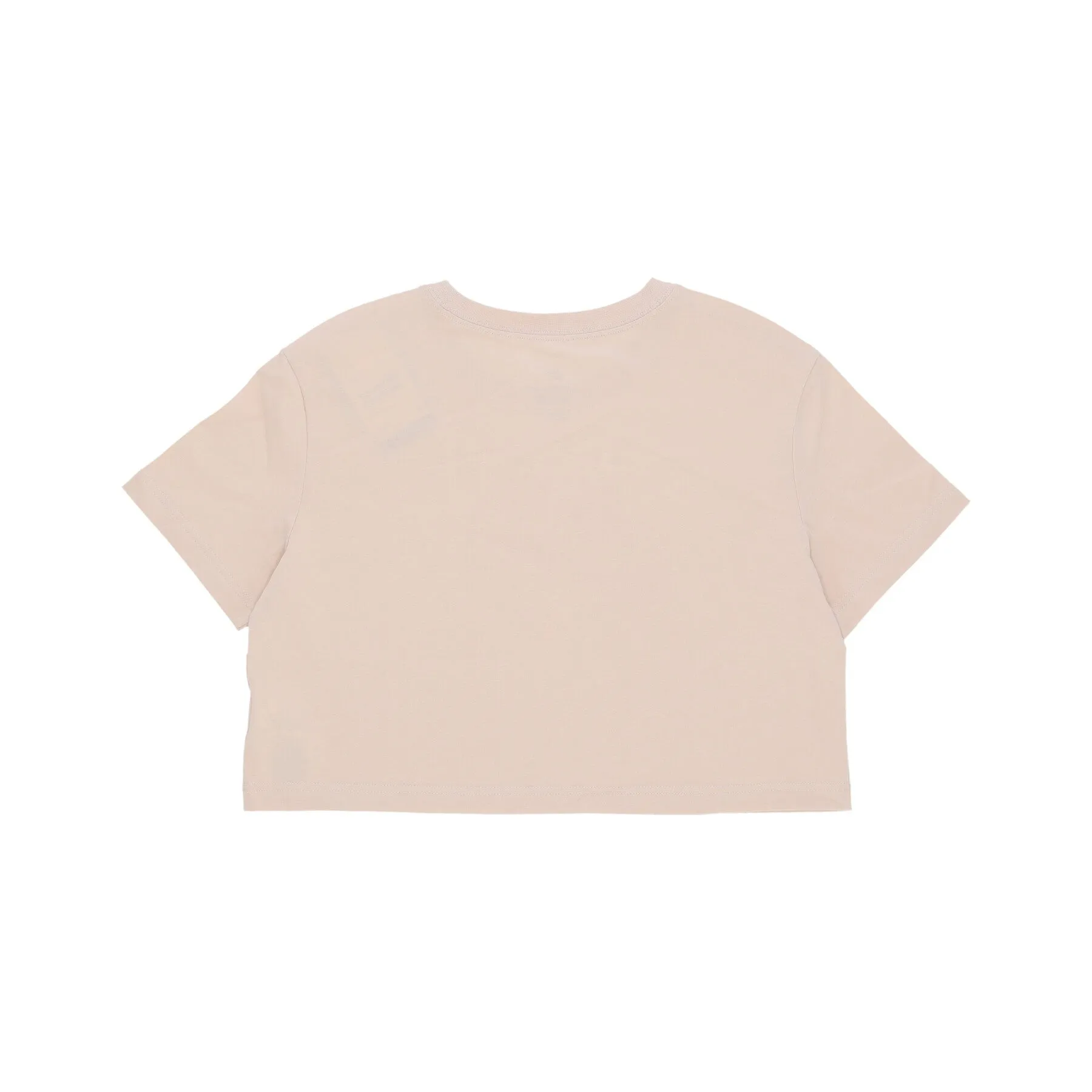 Maglietta Corta Donna Essential Crop Icon Tee Sanddrift/white