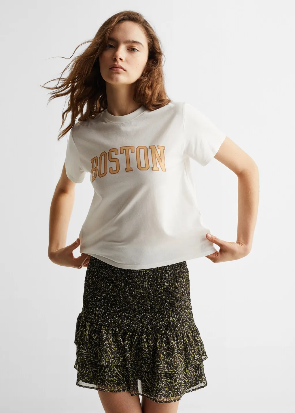 Maglietta oversize messaggio