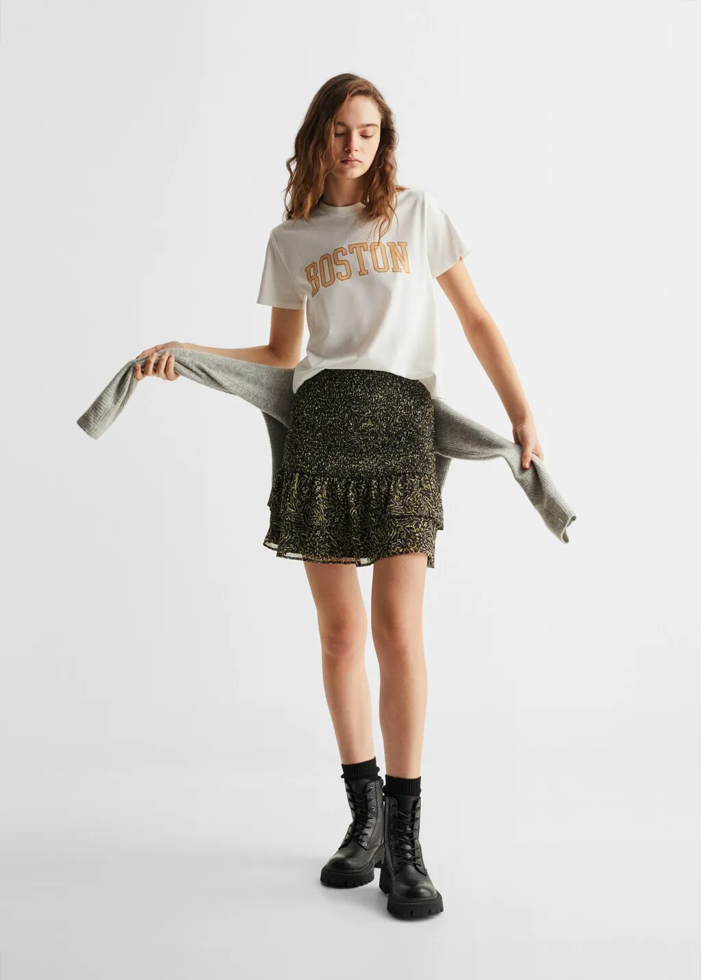 Maglietta oversize messaggio