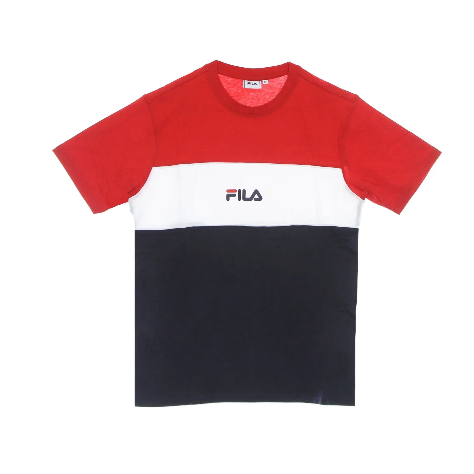 Maglietta Uomo Anoki Blocked Tee Black Iris/true Red/bright White