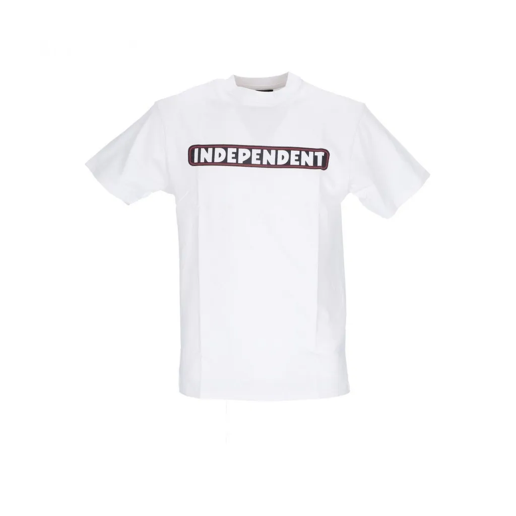 maglietta uomo bar logo tee WHITE