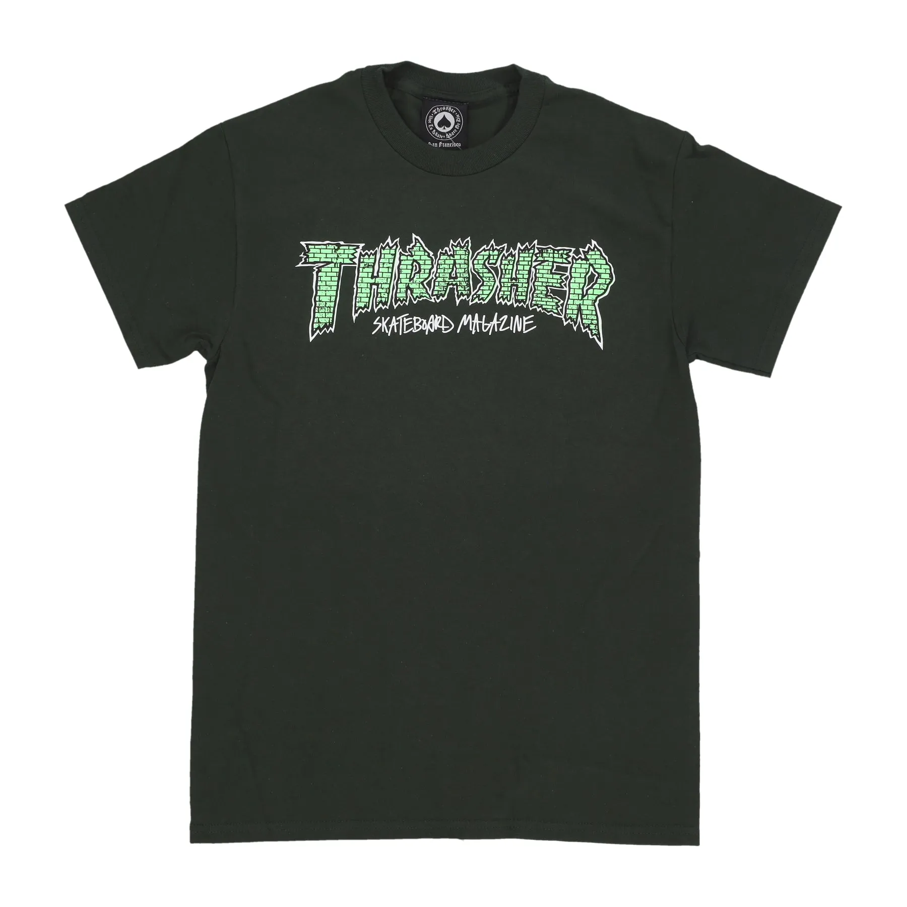 Maglietta Uomo Brick Tee Forrest Green