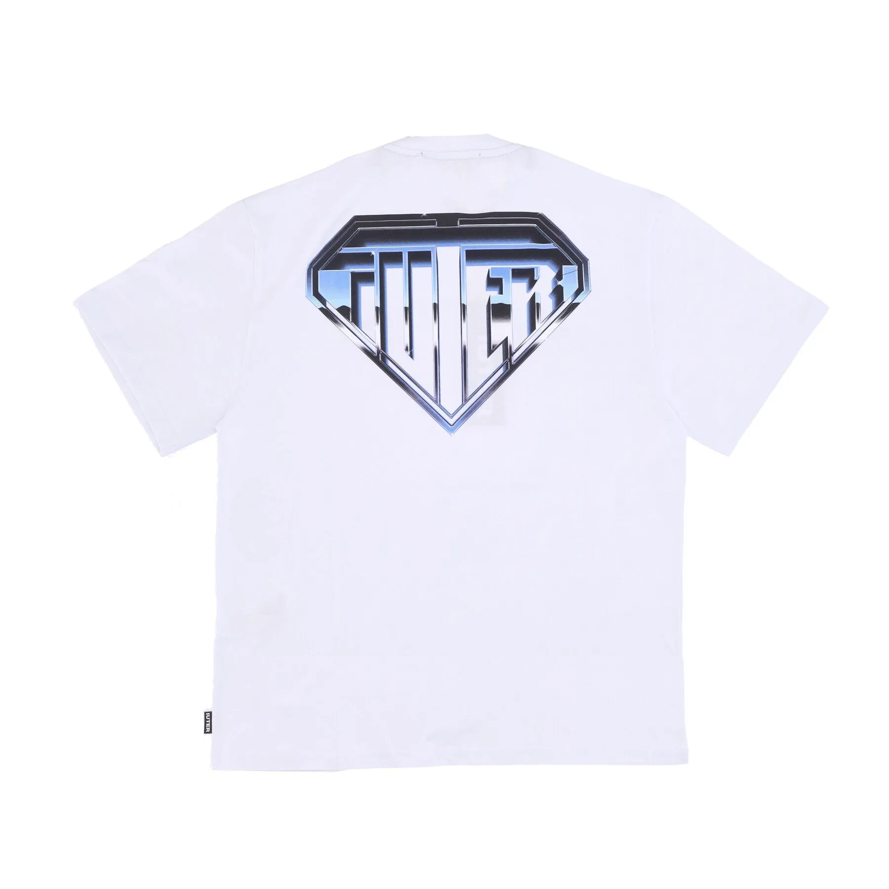 Maglietta Uomo Metal Logo Tee White