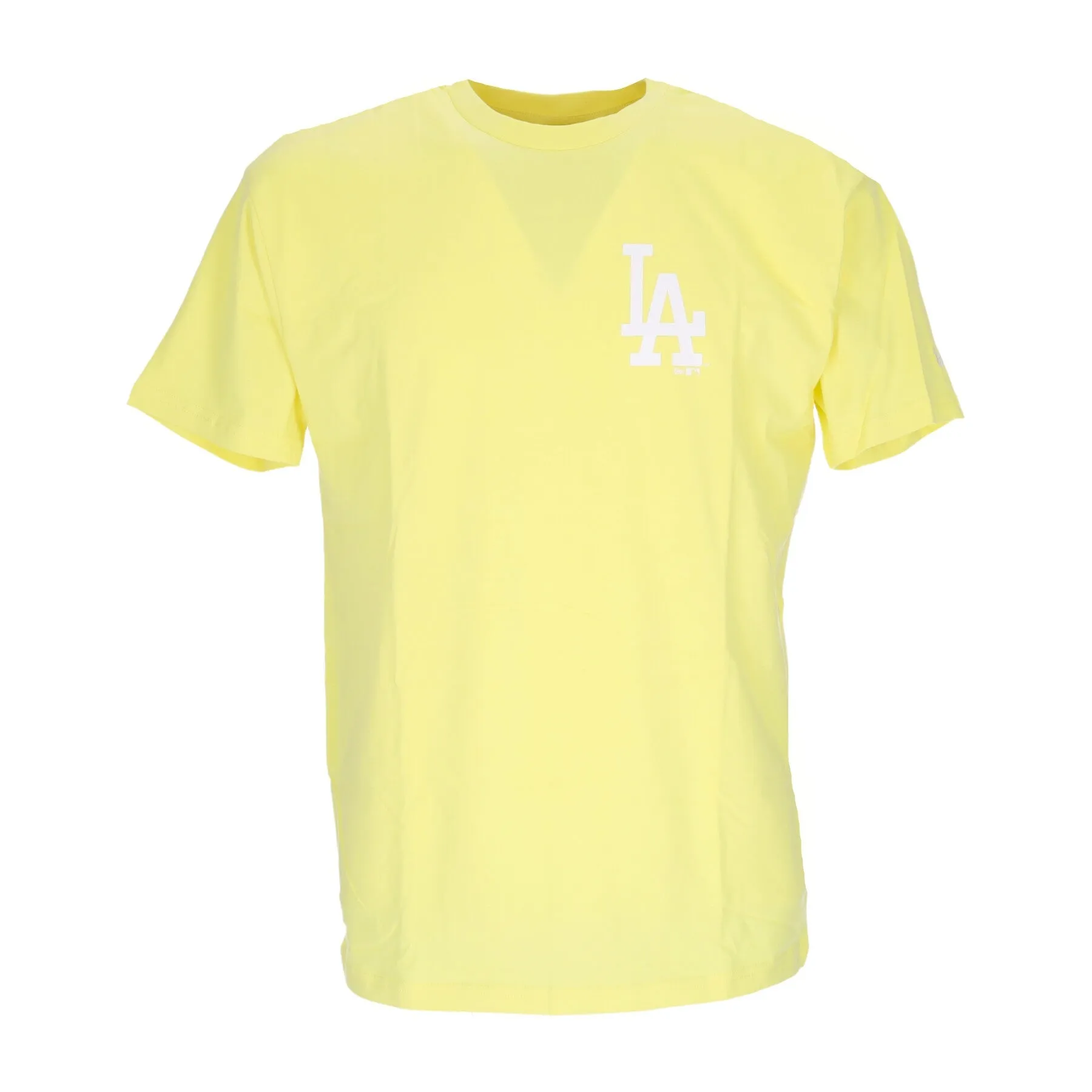 Maglietta Uomo Mlb League Essential Oversized Tee Losdod Yellow Pulse/white