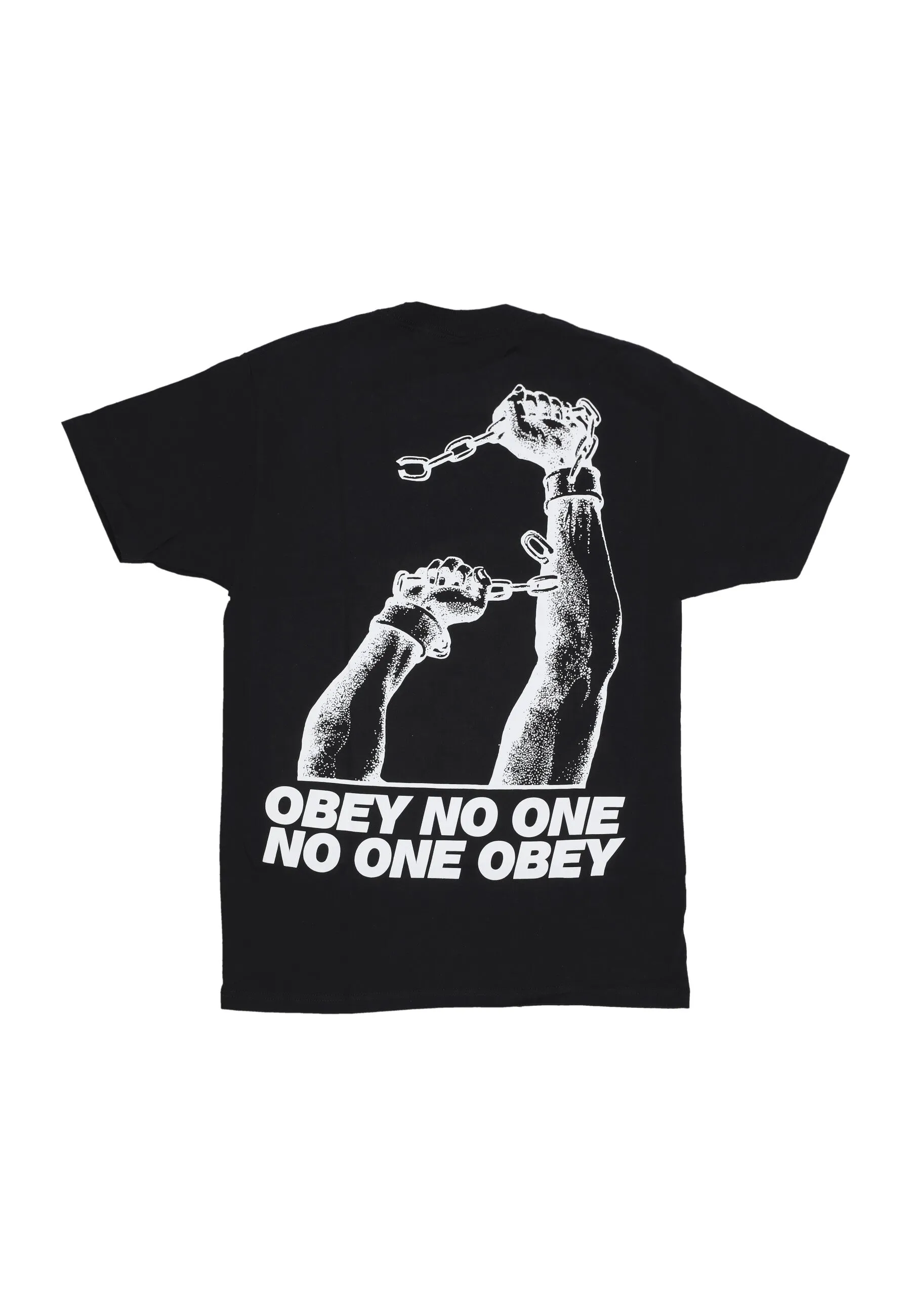 Maglietta Uomo No One Obey Tee Black