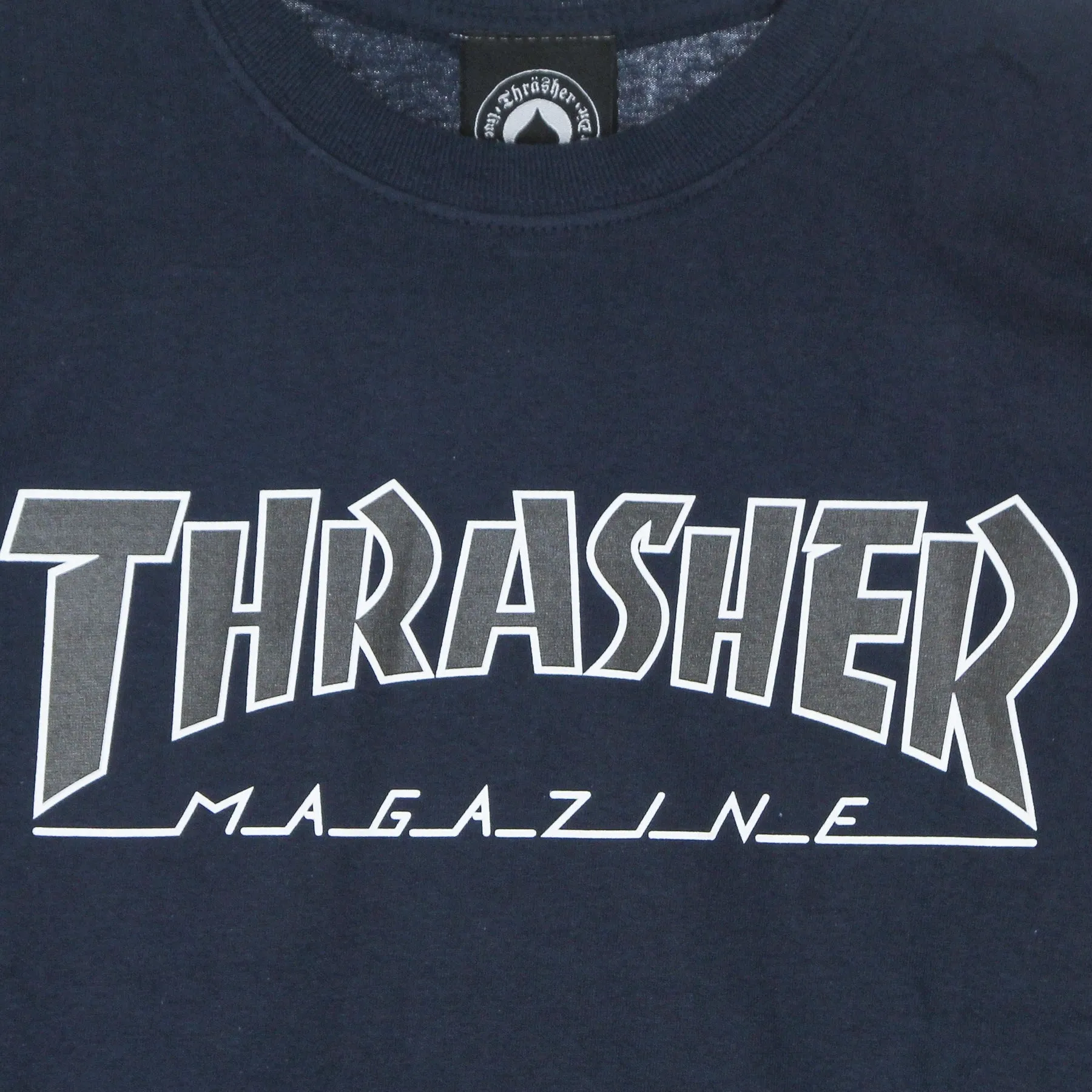 Maglietta Uomo Outline Tee Navy/black