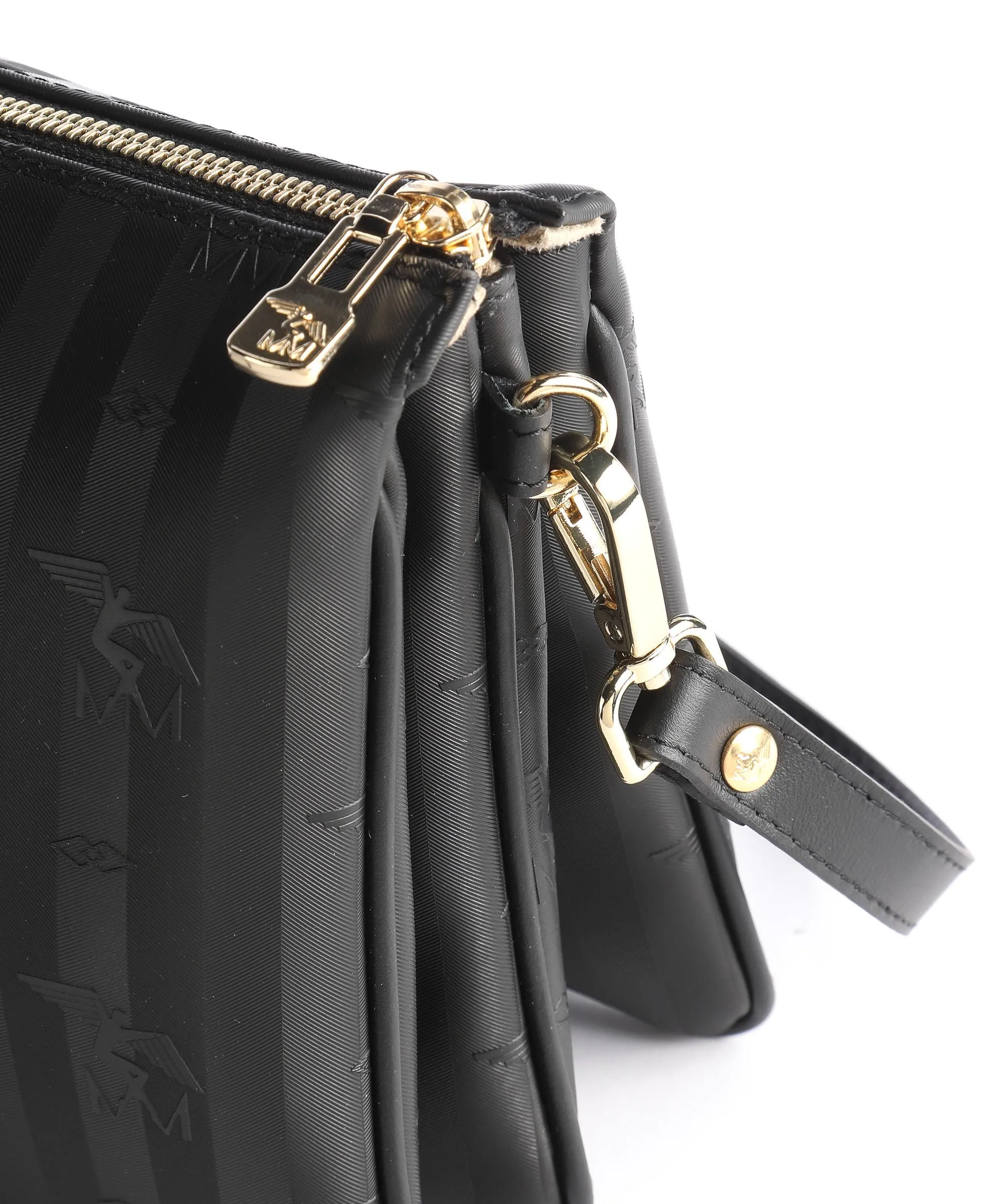  Maison Mollerus Vinerus Gland Borsa a tracolla tela nero  