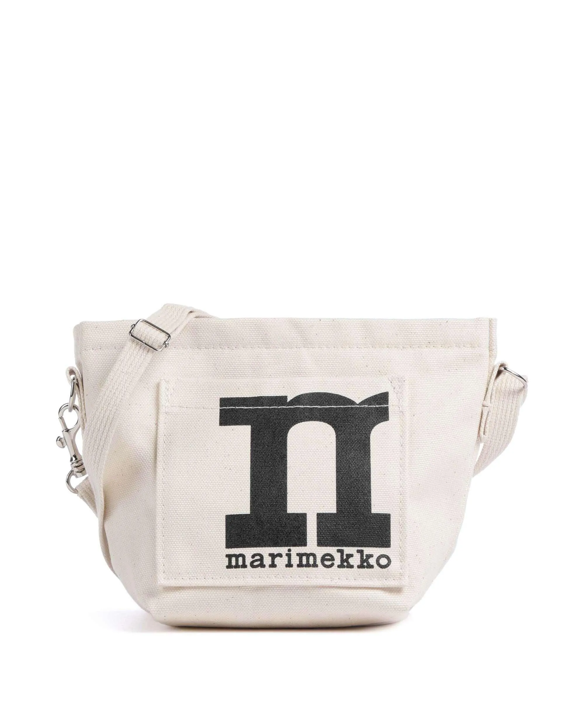  Marimekko Solid Mono Mini Borsa a tracolla cotone natura  