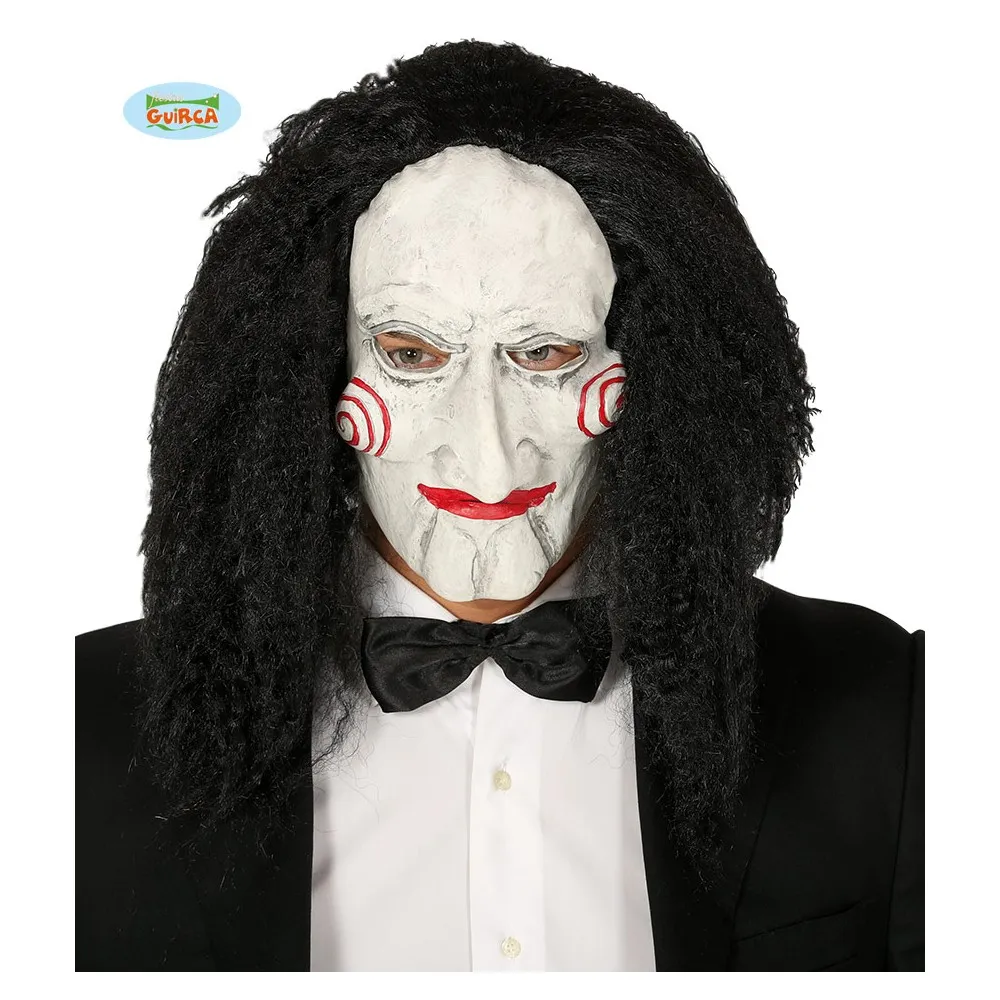 Maschera da Bambola Marionetta Assassina Killer Seriale per Halloween