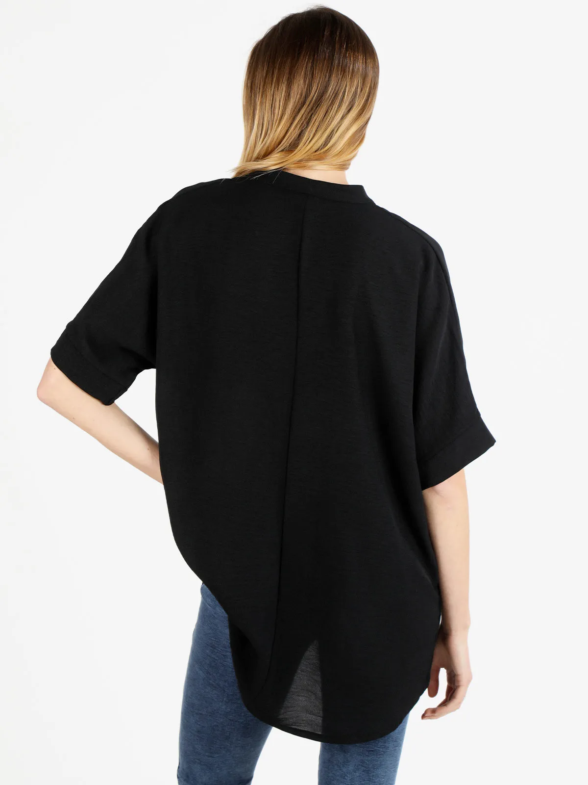 Melitea Blouse longue femme col V