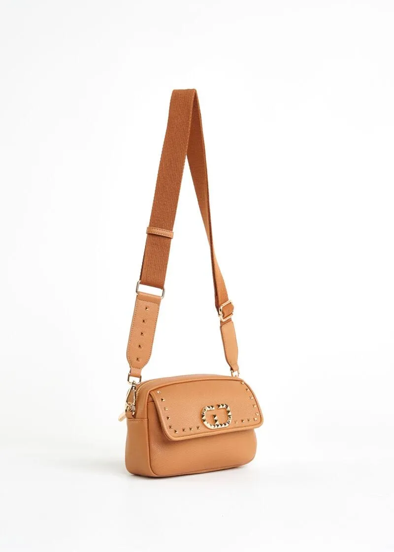 Mini crossbody con borchie