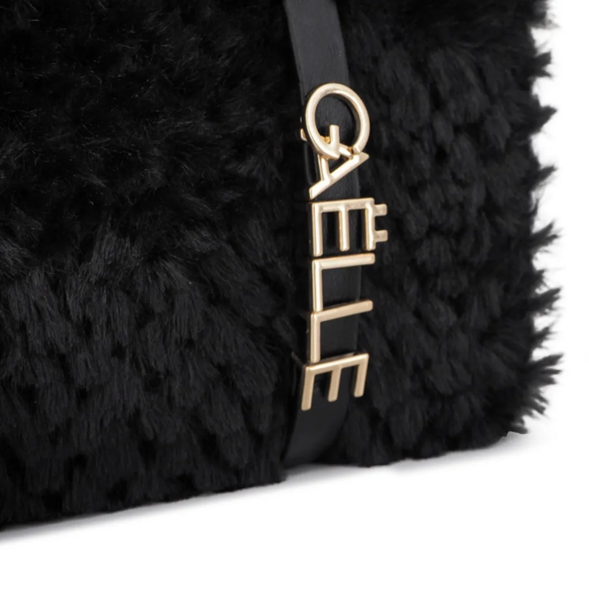 Mini Shopper Con Logo Lettere In Metallo Nero
