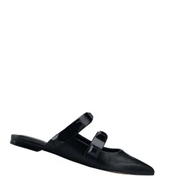 Mocassini e ballerine da donna Marc Fisher CA Outlet Sharla Pointy Toe Flat Nero