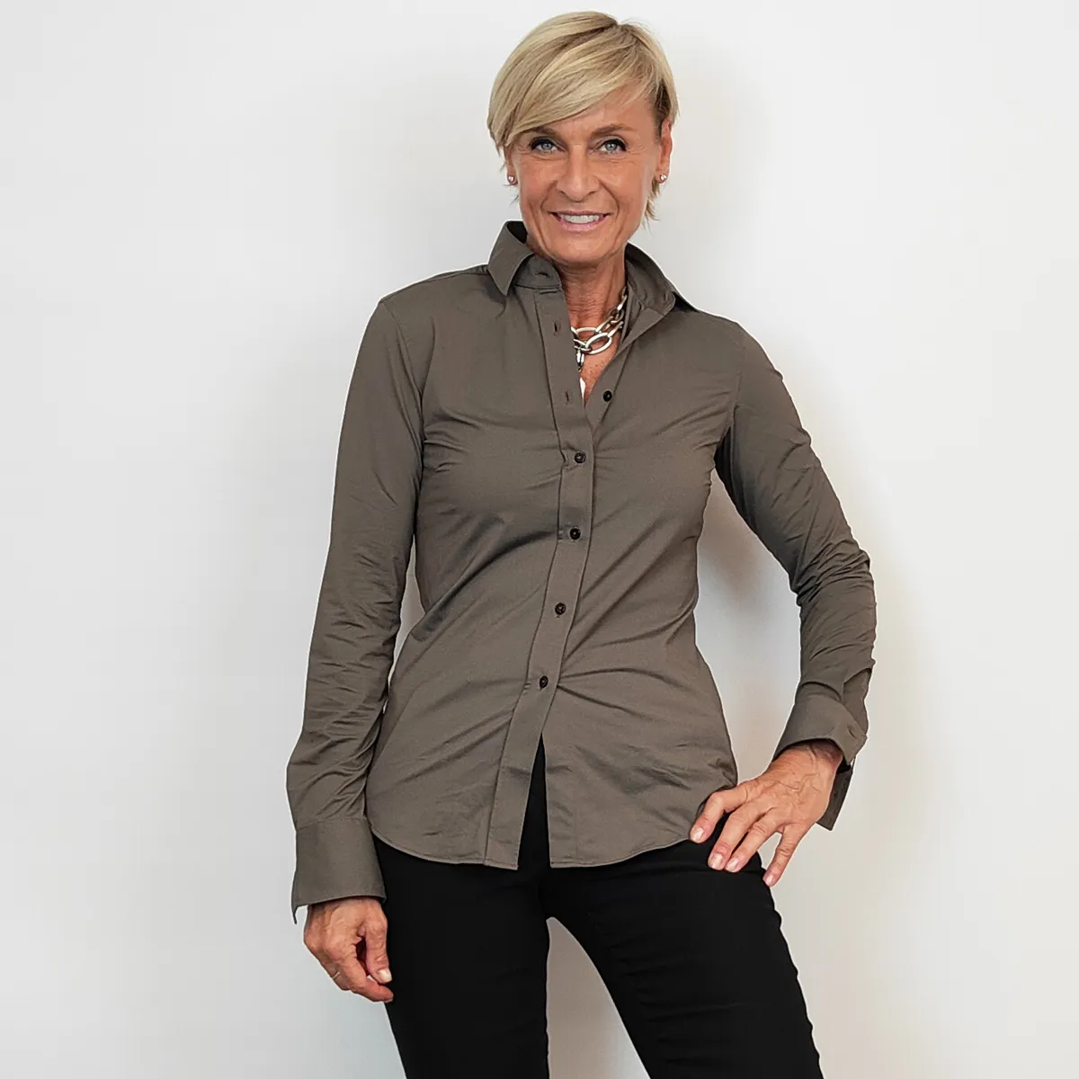 Must Have – Camicia Lava-indossa Marrone