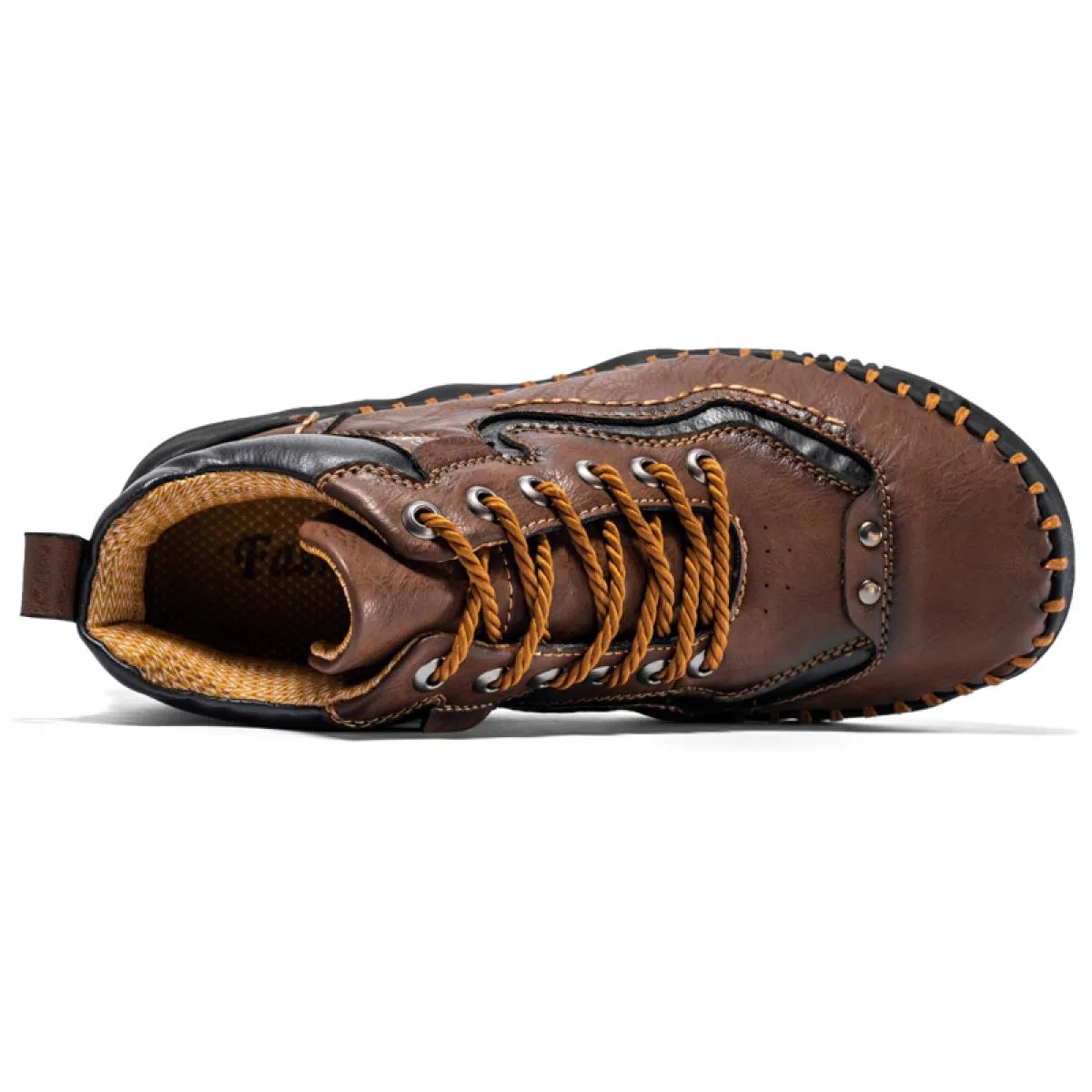 Nuovo autunno stivali di pelle fatti a mano scarpe da uomo stivali casual inverno kaki retro caviglia in pelle botas utensili ve