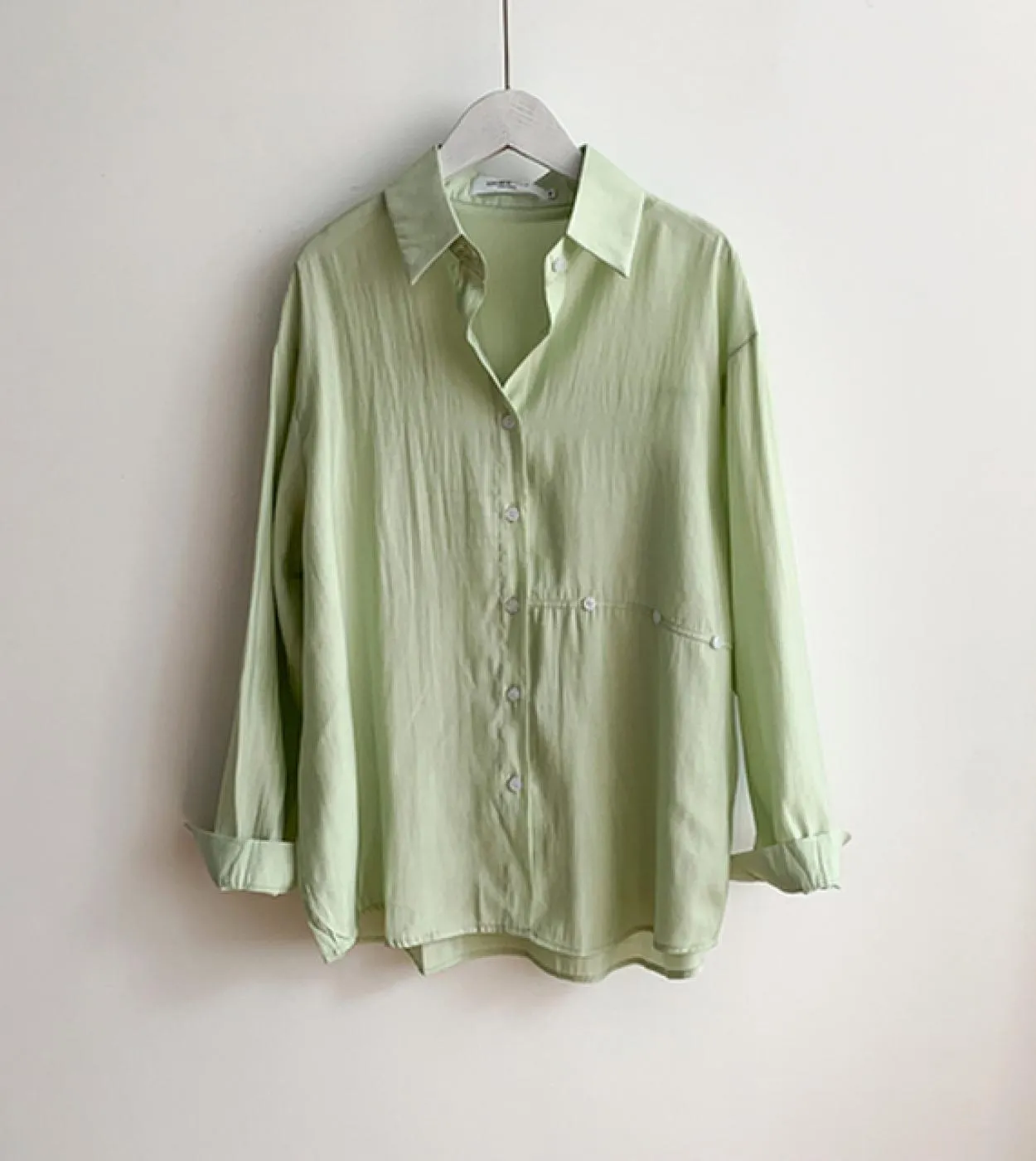 Nuovo colletto rovesciato manica lunga abbottonatura camicie autunno casual donna allentata camicie camicetta di cotone donna to
