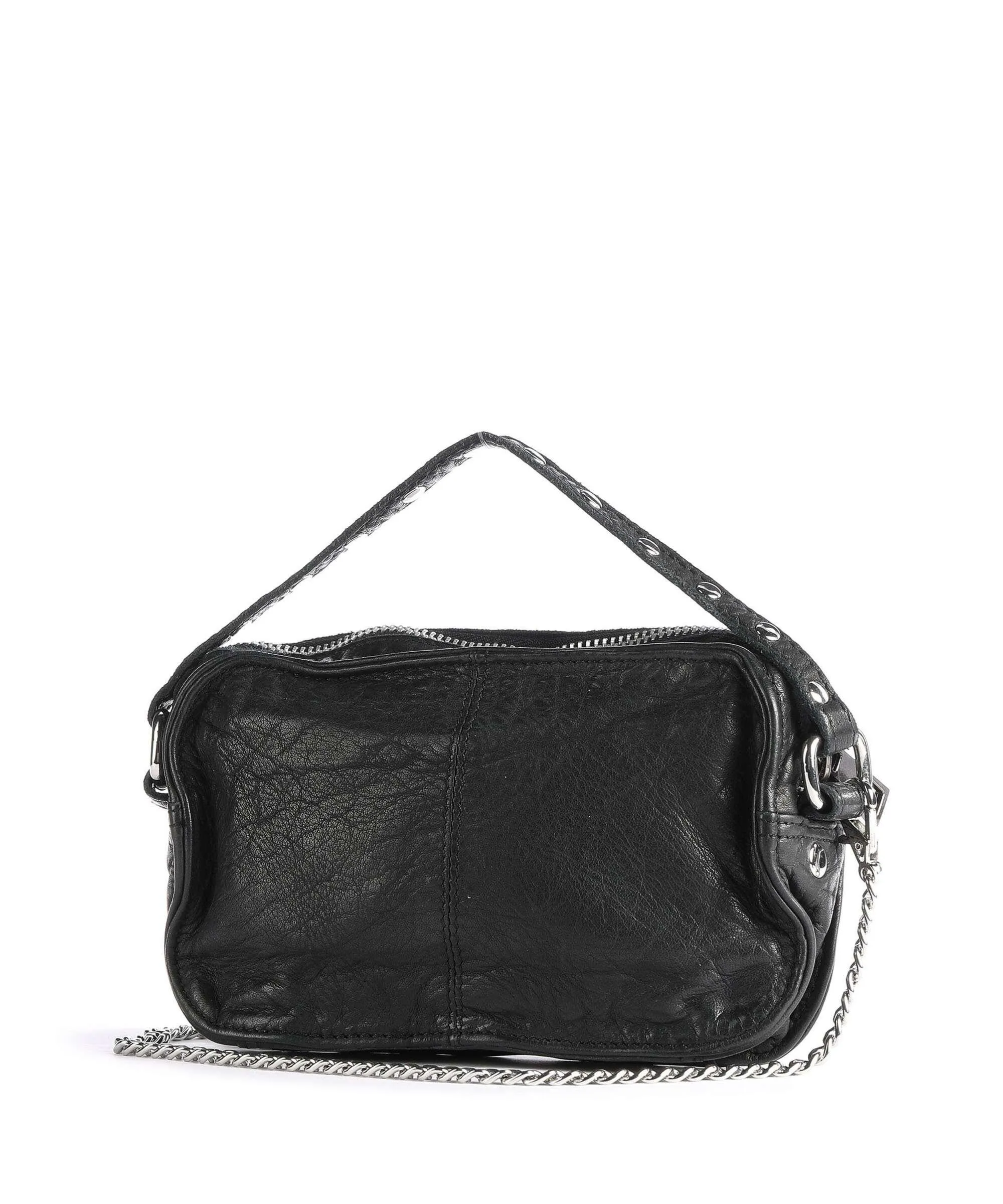  Núnoo Disco Helena Borsa a tracolla pelle di vitello nero  