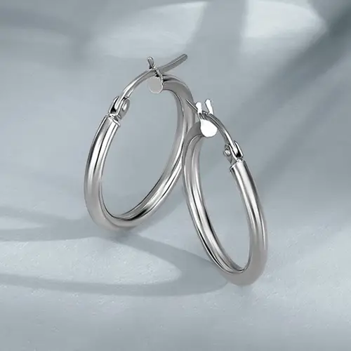 Orecchini a Cerchio - Creole, ⌀40x22mm