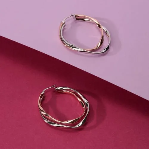 Orecchini a Cerchio - Creole, ⌀40x22mm